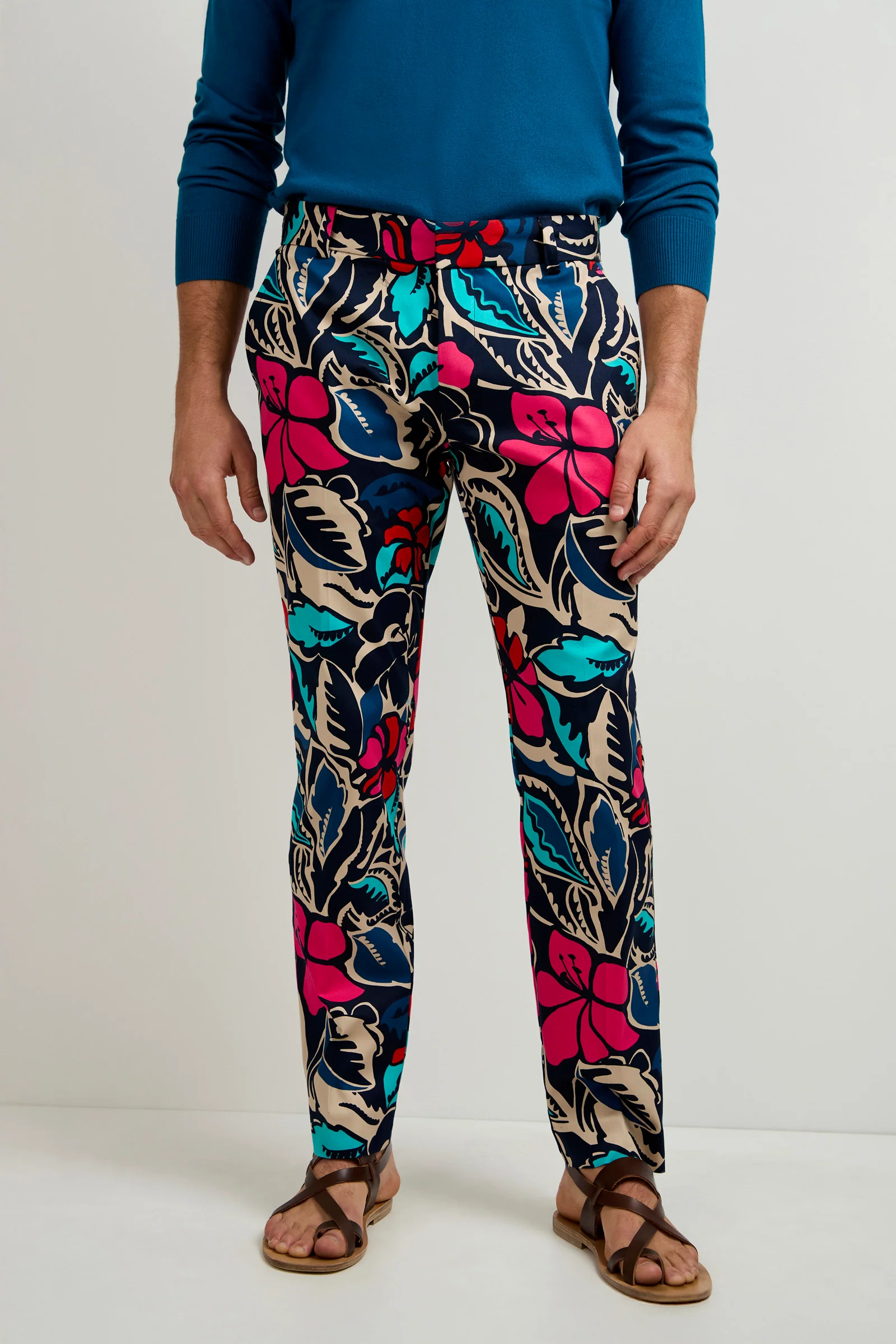 Clyde Slim Trouser - Copacabana - Image 2