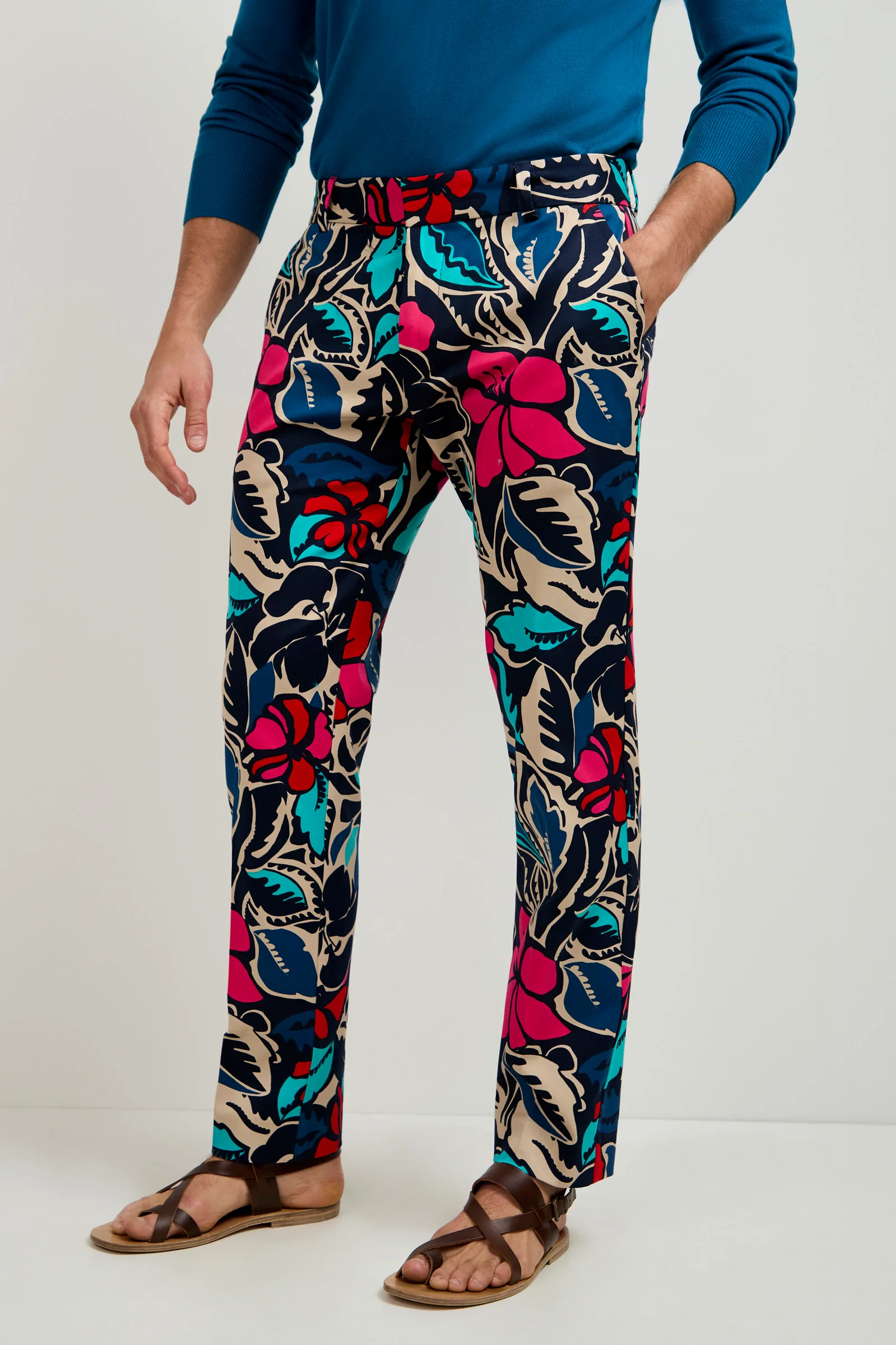Clyde Slim Trouser - Copacabana - Image 3