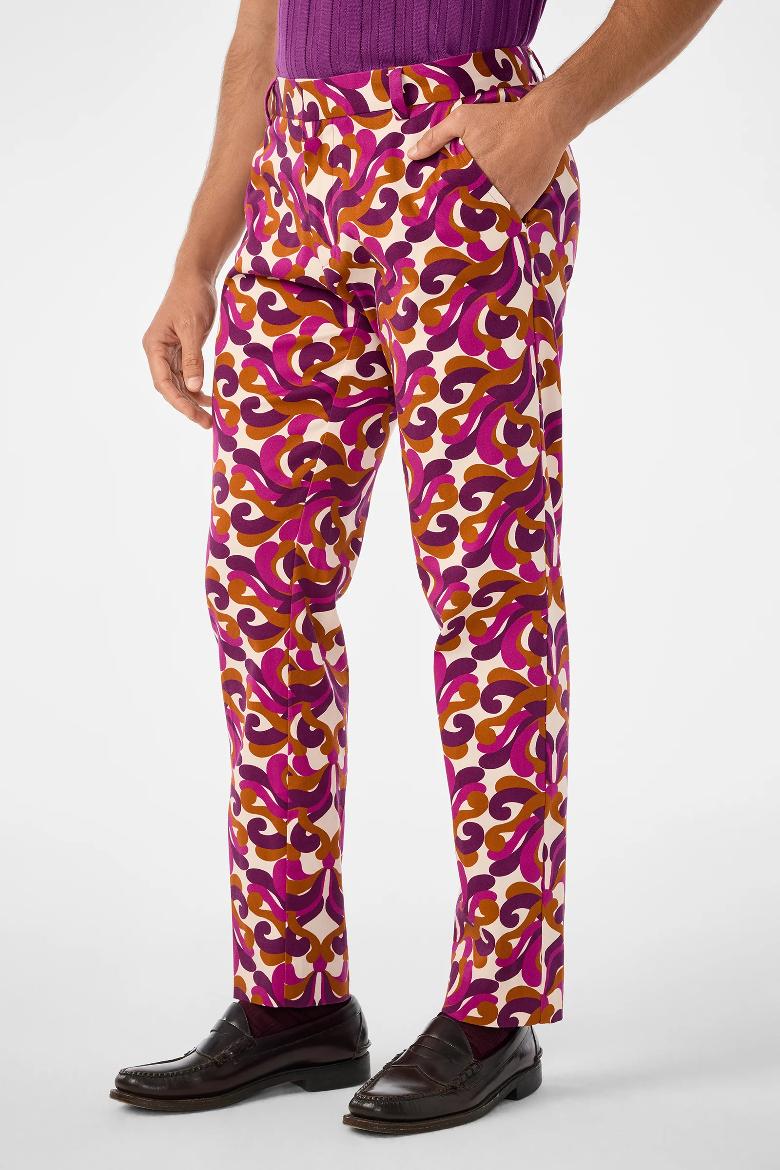 Clyde Slim Trouser - Dewdrop - Image 3