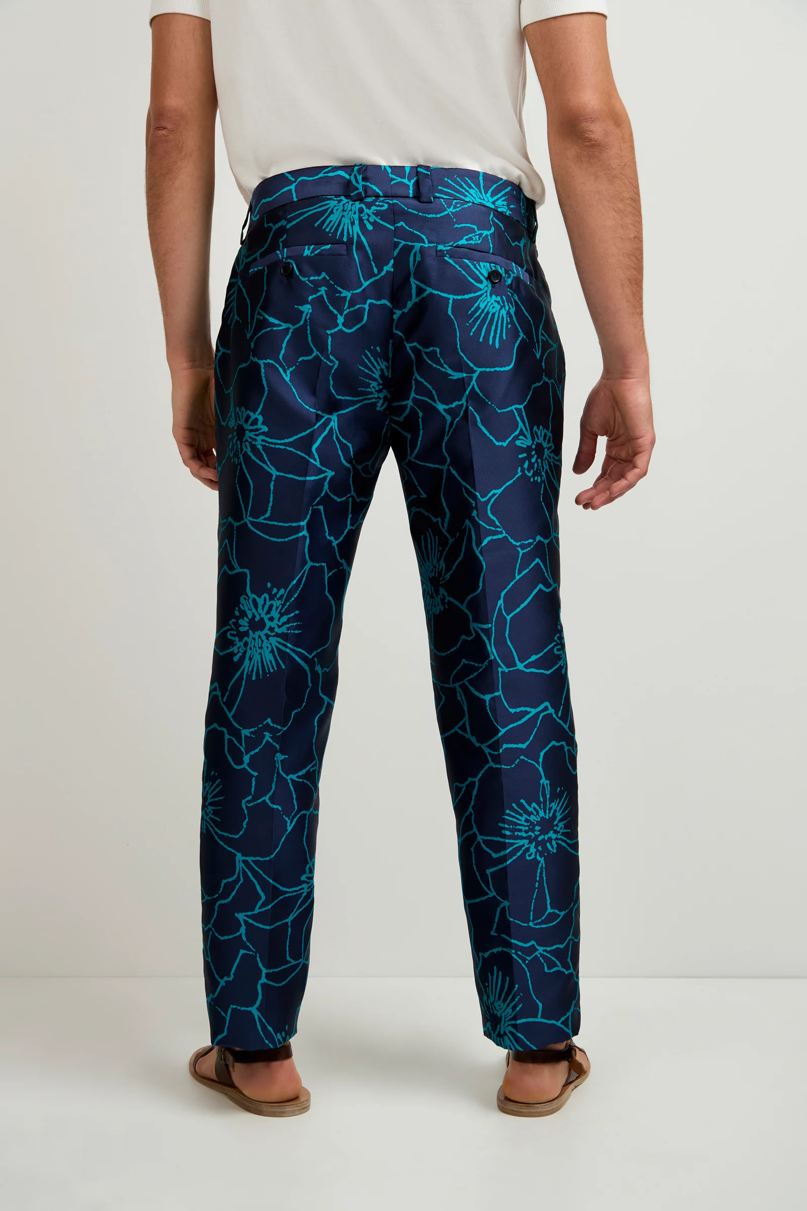 Clyde Slim Trouser - Jucara Jacquard - Image 4