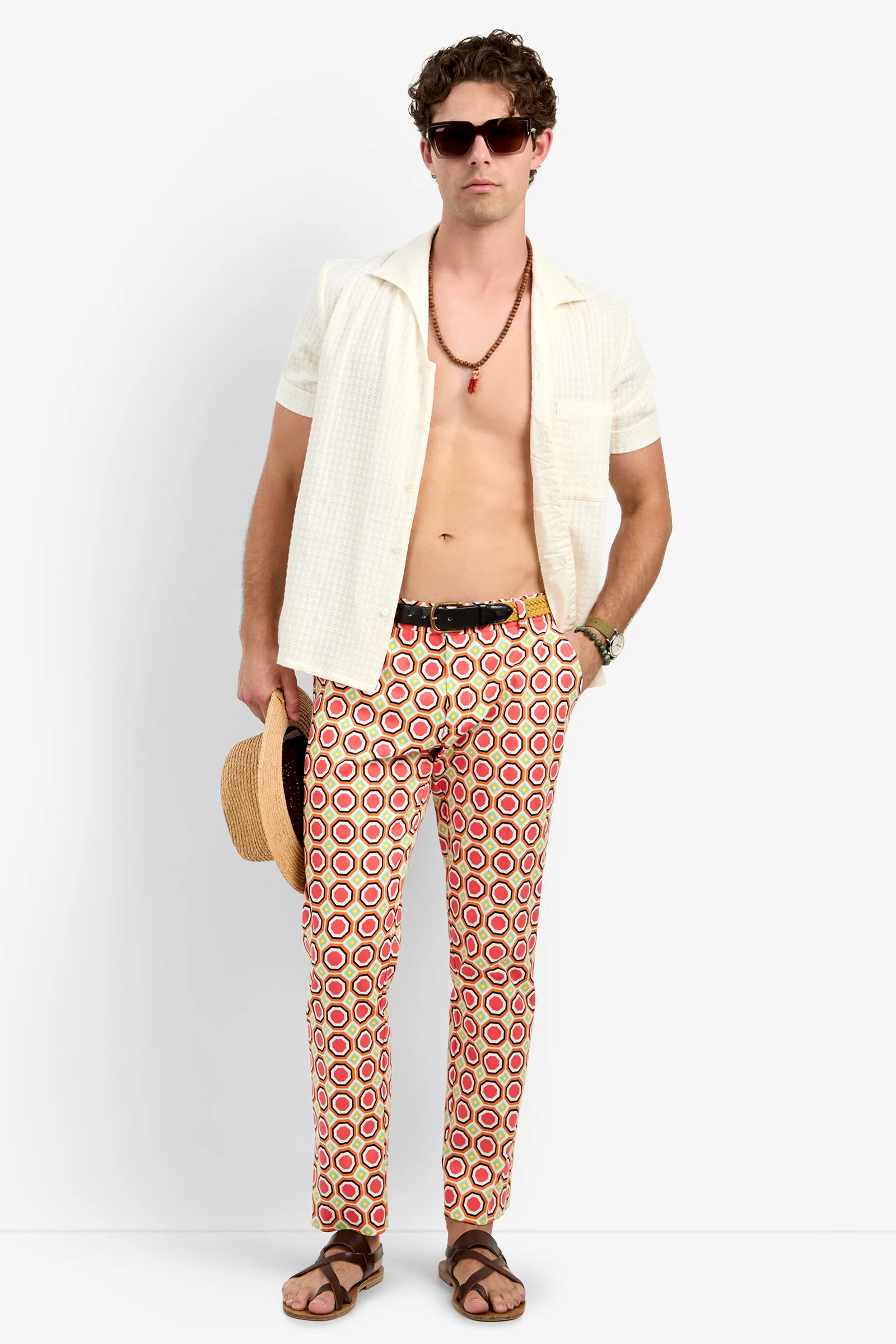Clyde Slim Trouser - Salerno Herringbone