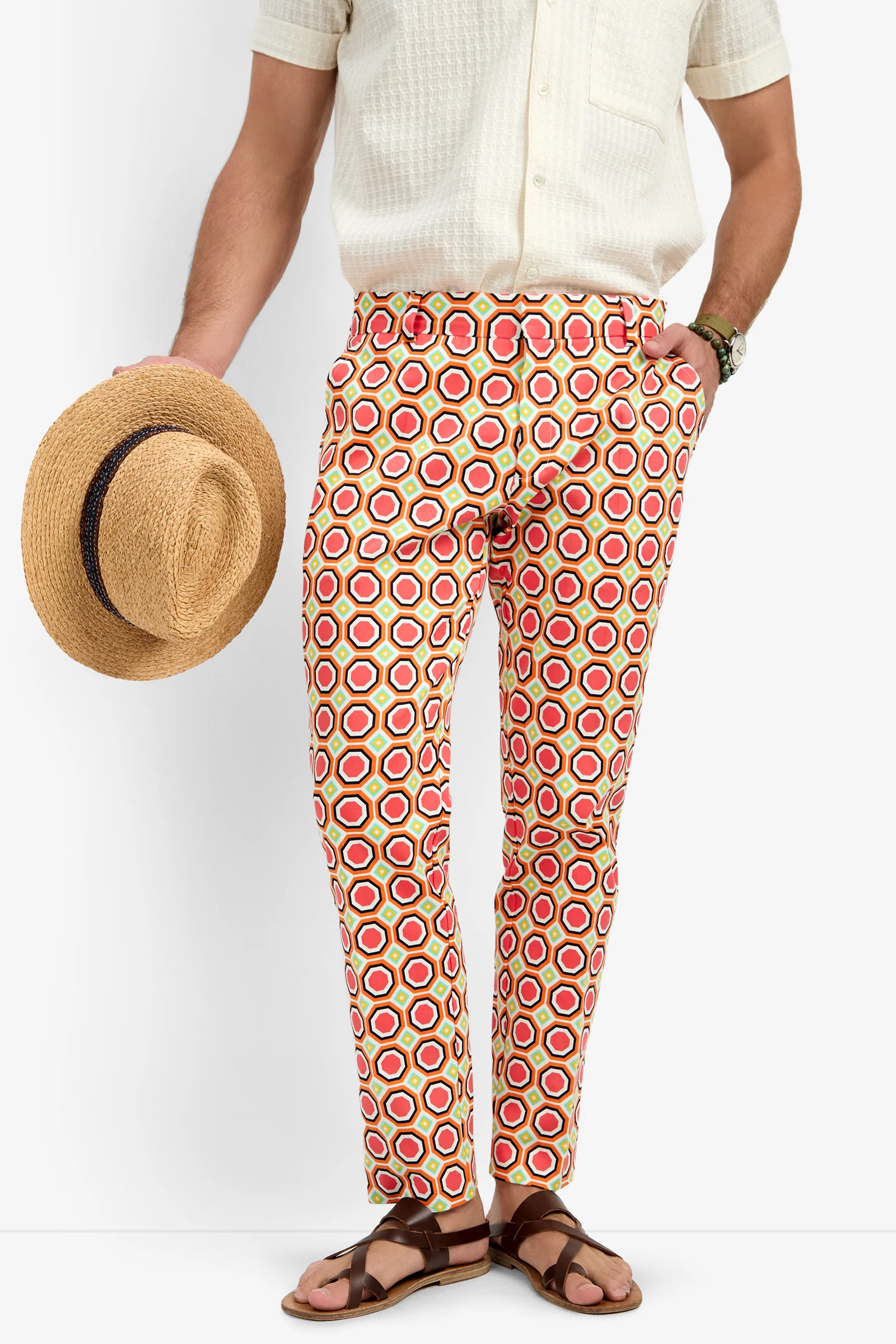 Clyde Slim Trouser - Salerno Herringbone - Image 2