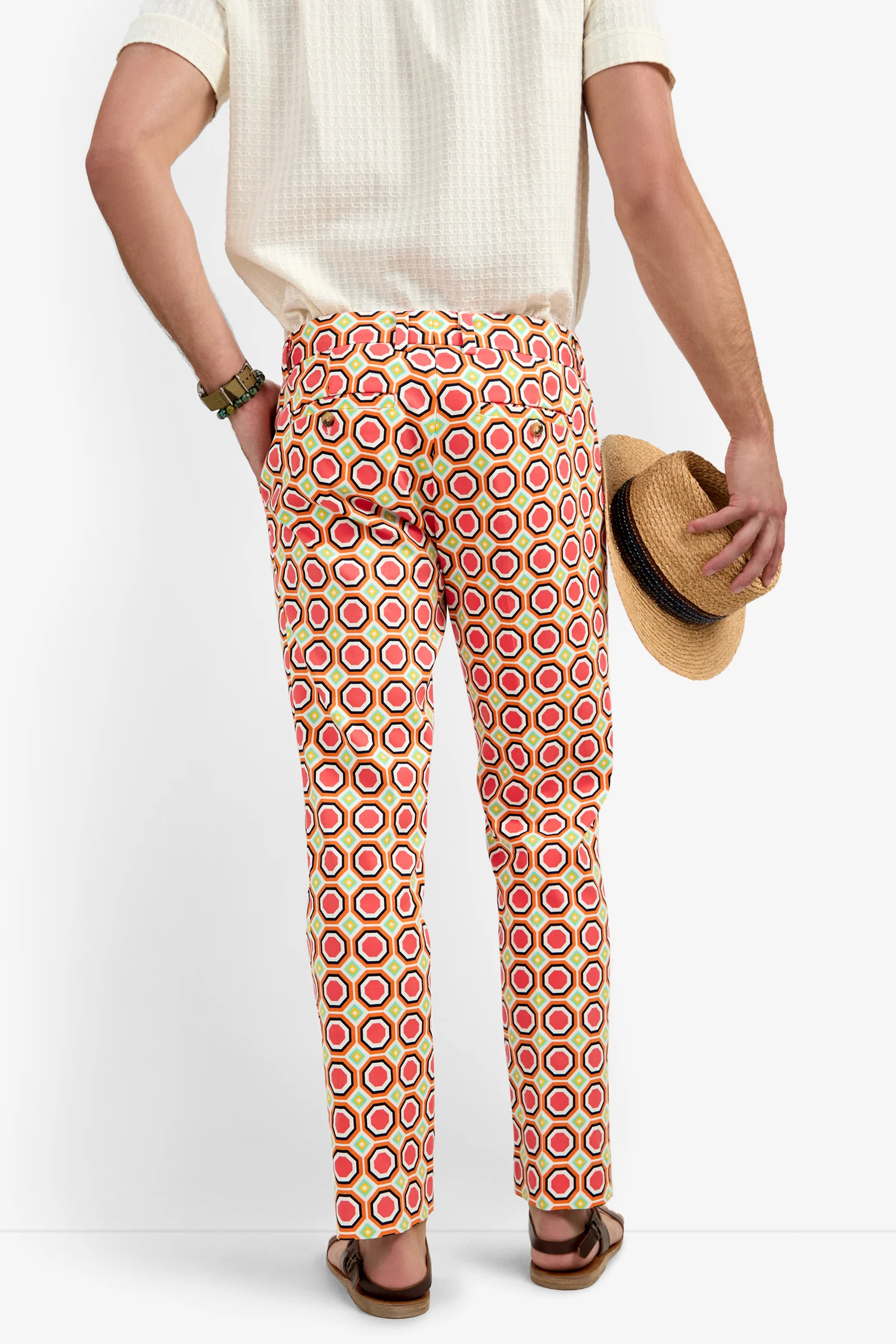 Clyde Slim Trouser - Salerno Herringbone - Image 3