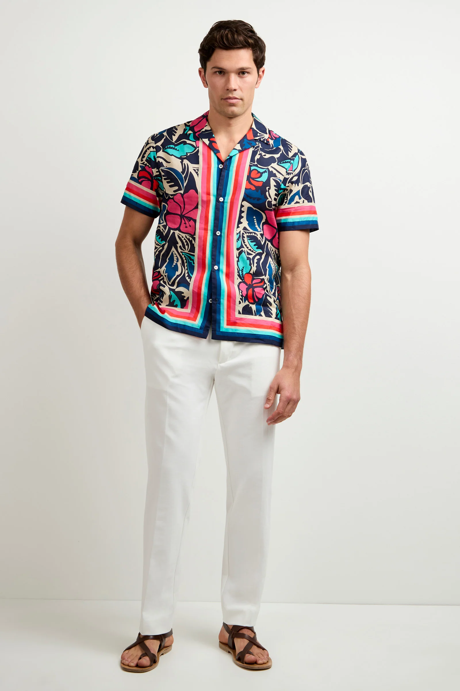 Clyde Slim Trouser - Stretch Piqué