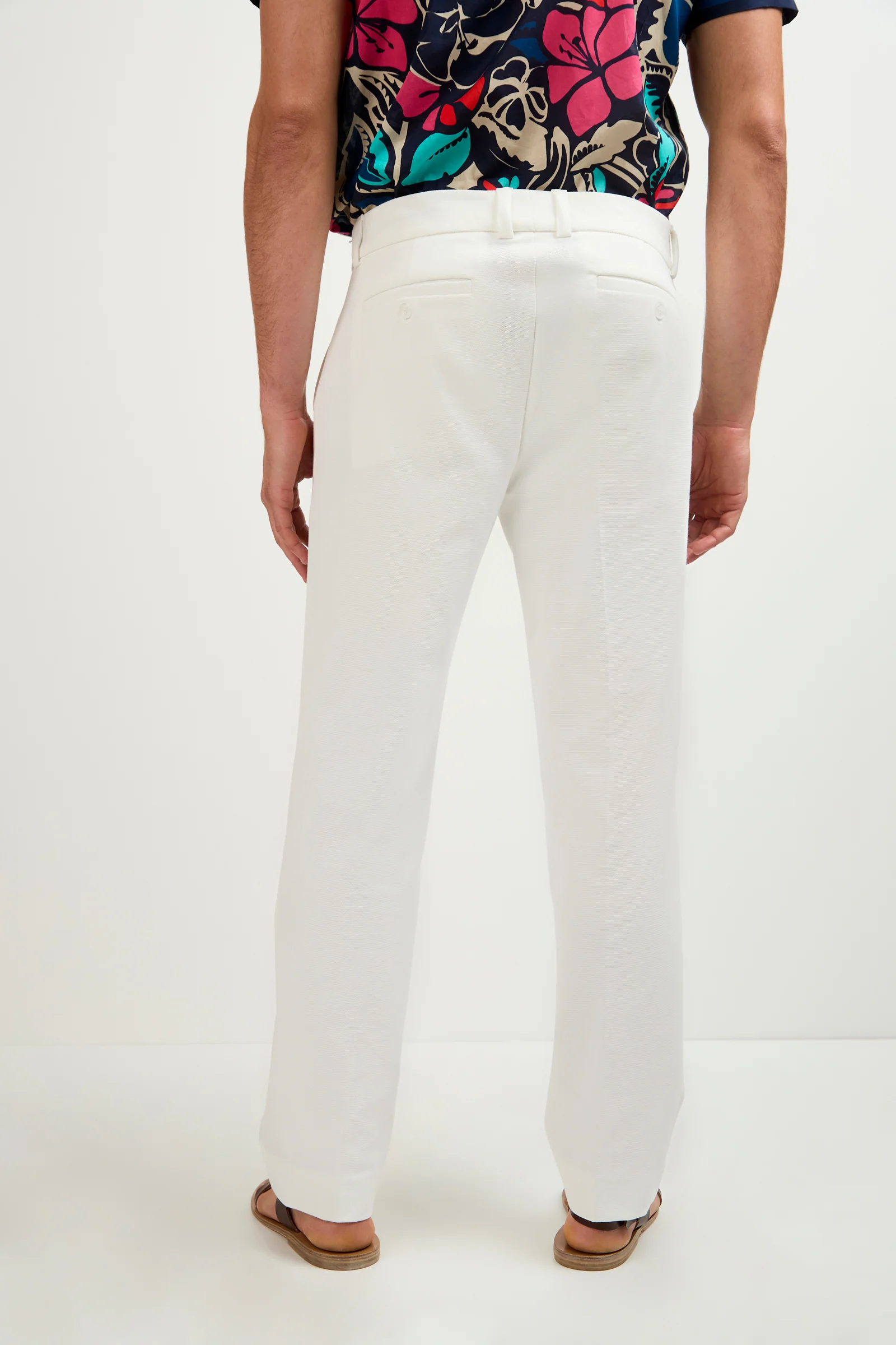 Clyde Slim Trouser - Stretch Piqué - Image 4