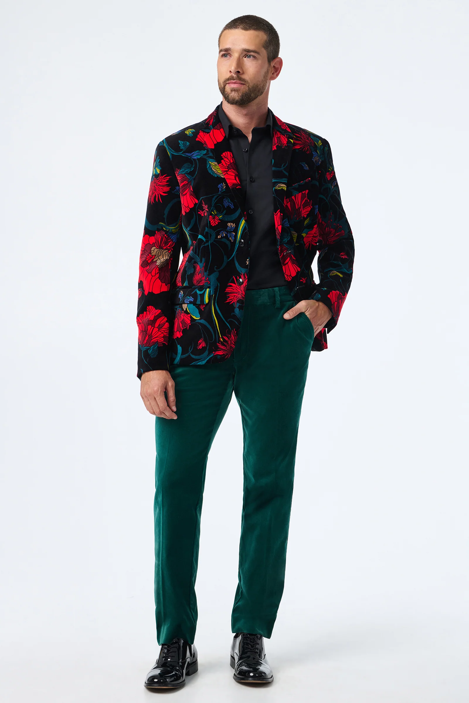 Clyde Slim Velvet Trouser
