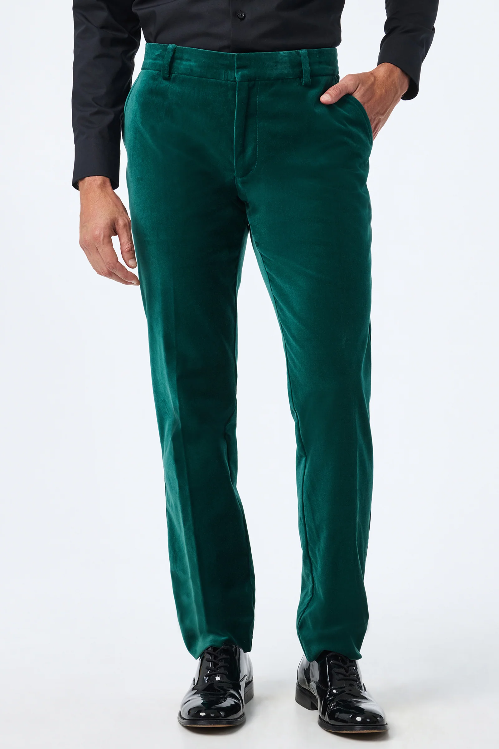 Clyde Slim Velvet Trouser - Image 2