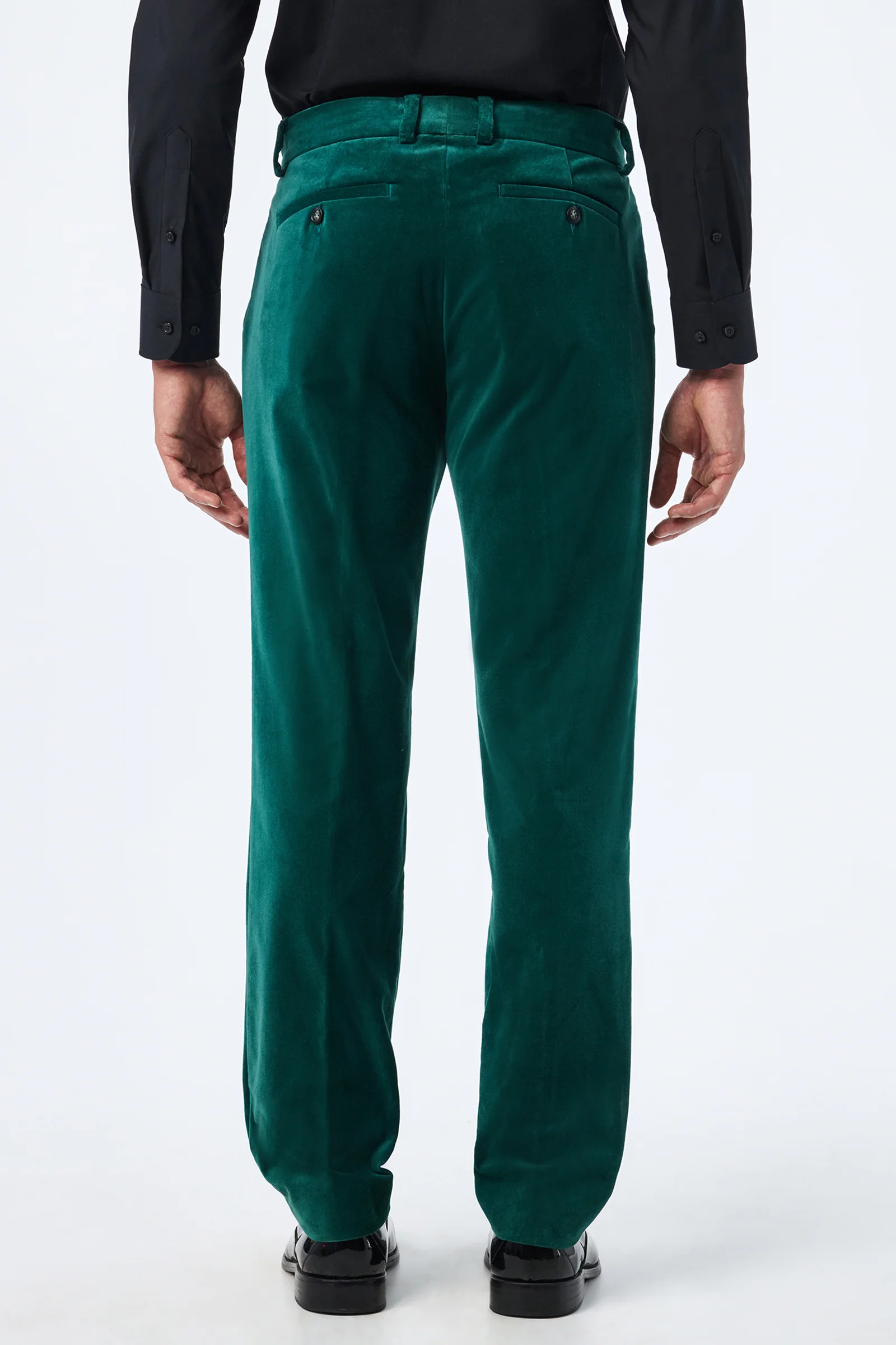 Clyde Slim Velvet Trouser - Image 4