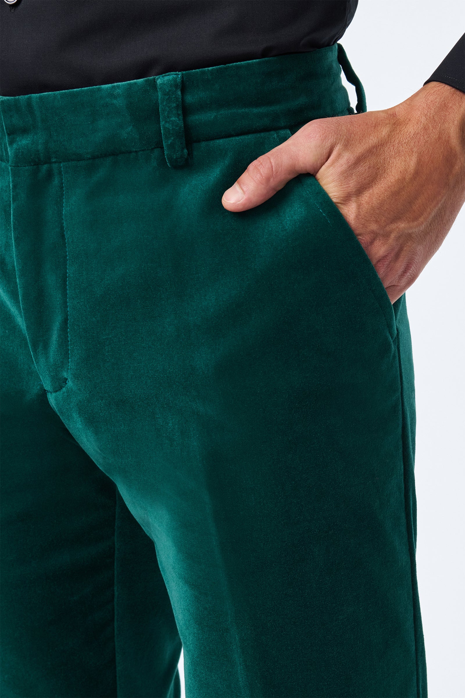 Clyde Slim Velvet Trouser - Image 5
