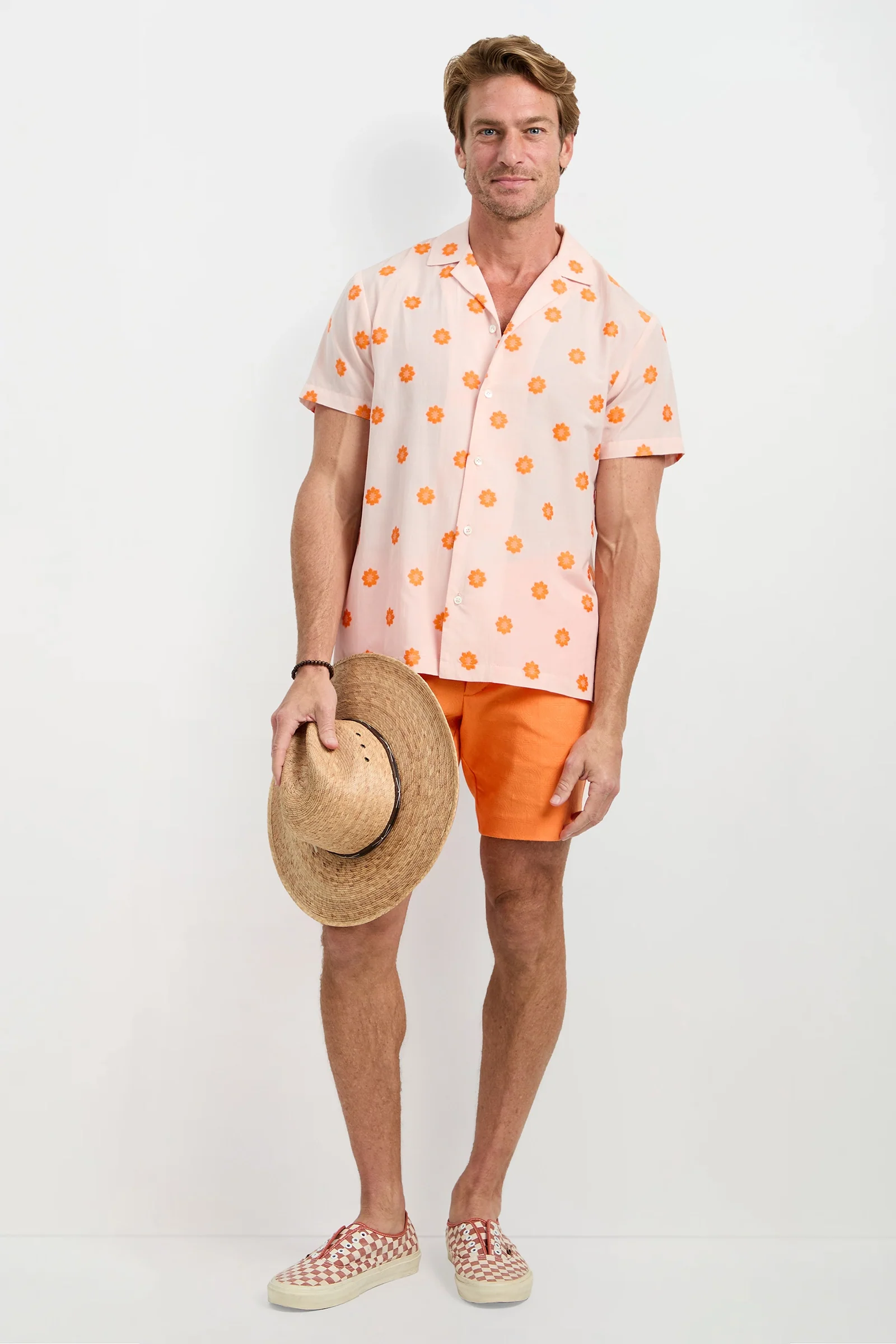 Felix Camp Shirt - Daisy Dots