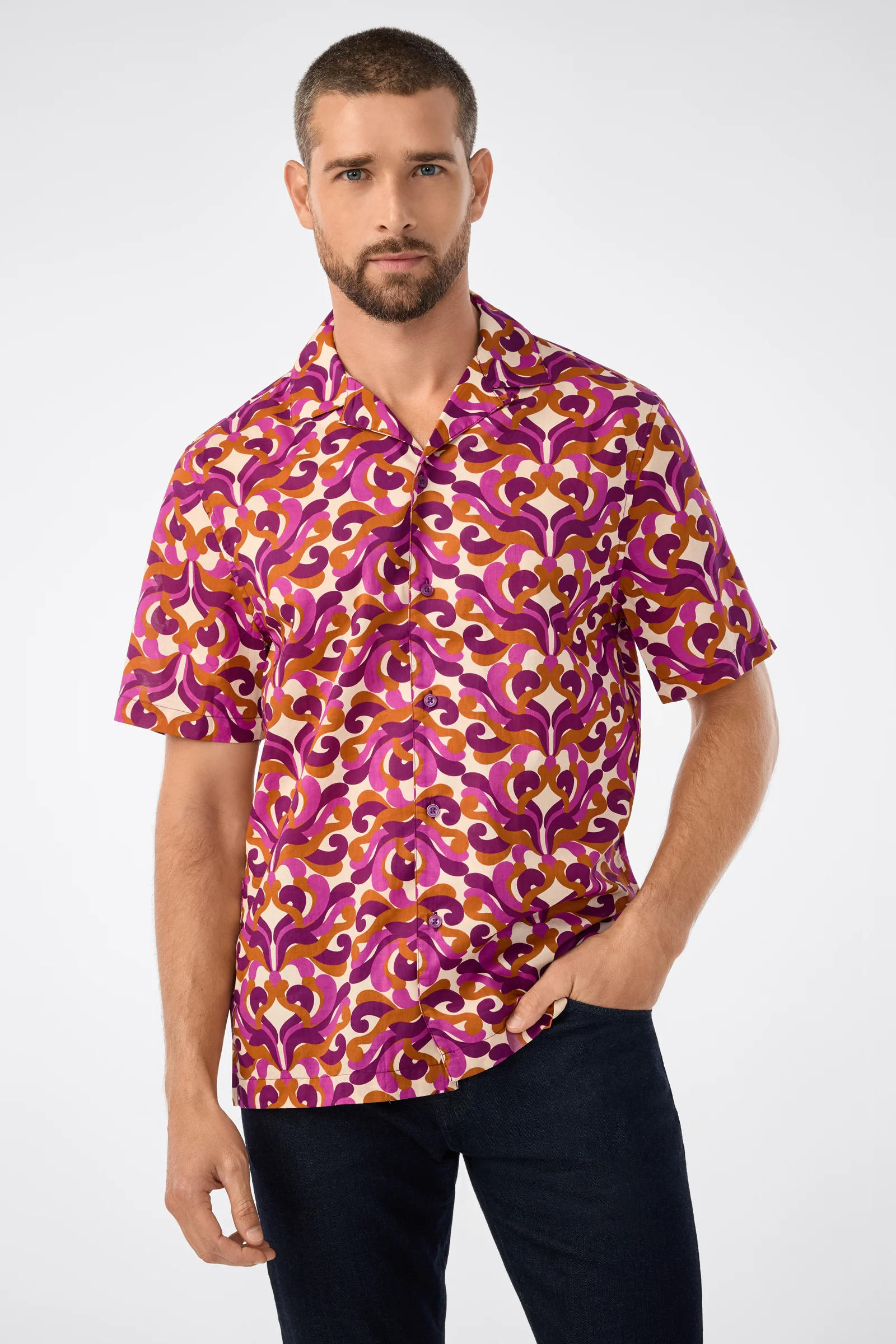Felix Camp Shirt - Dewdrop