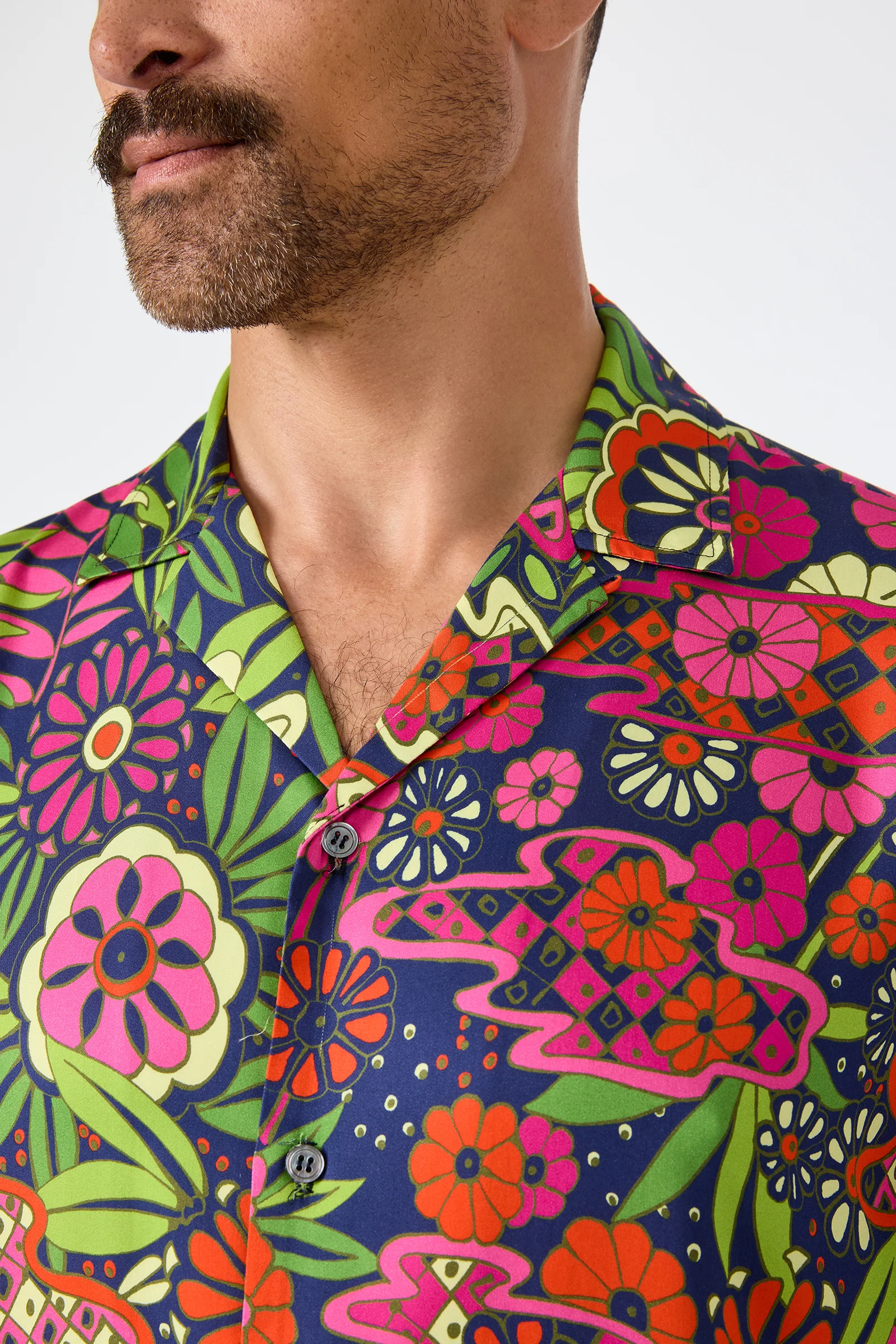 Felix Camp Shirt - Fumi Floral - Image 6