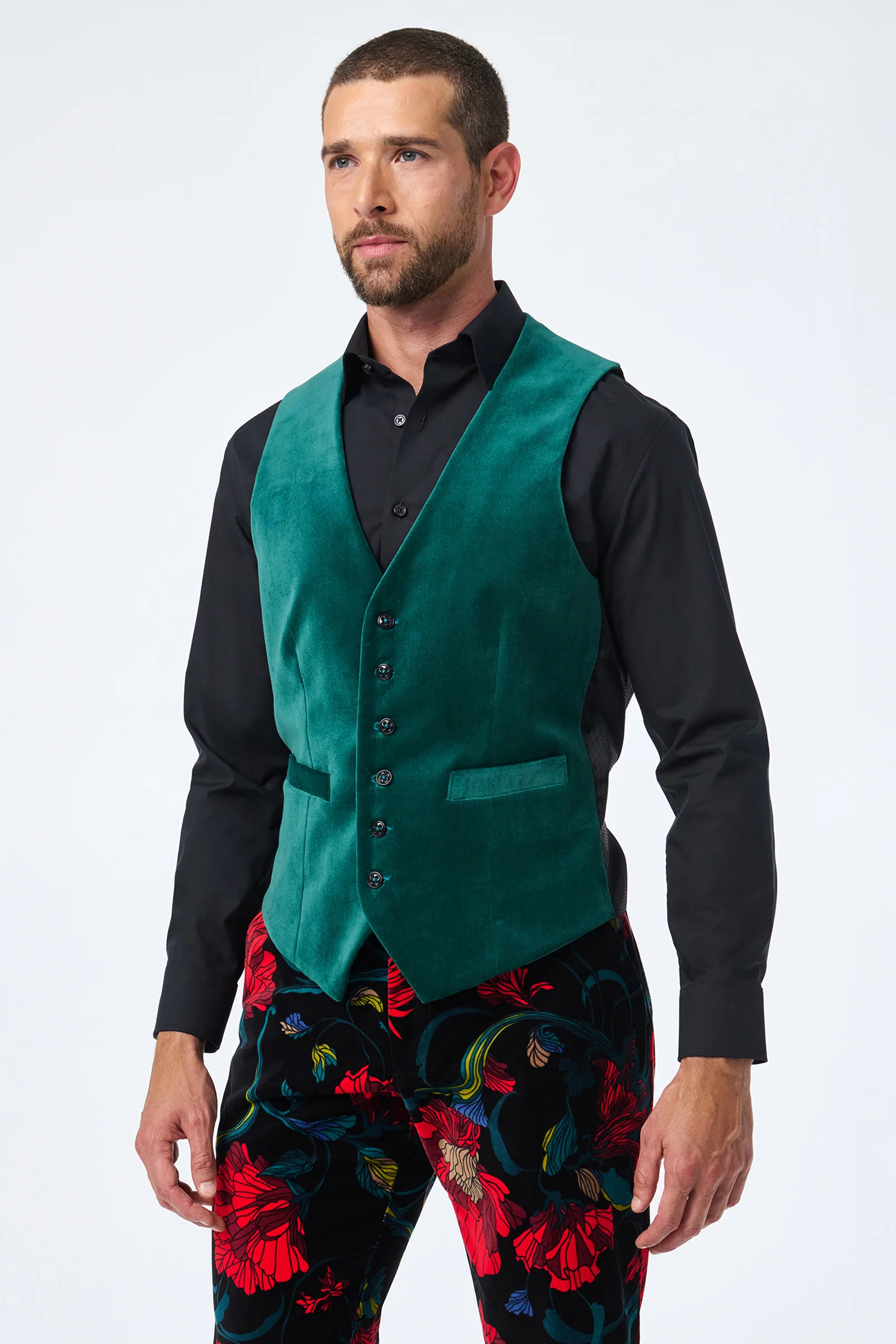 Irving Velvet Vest - Image 3