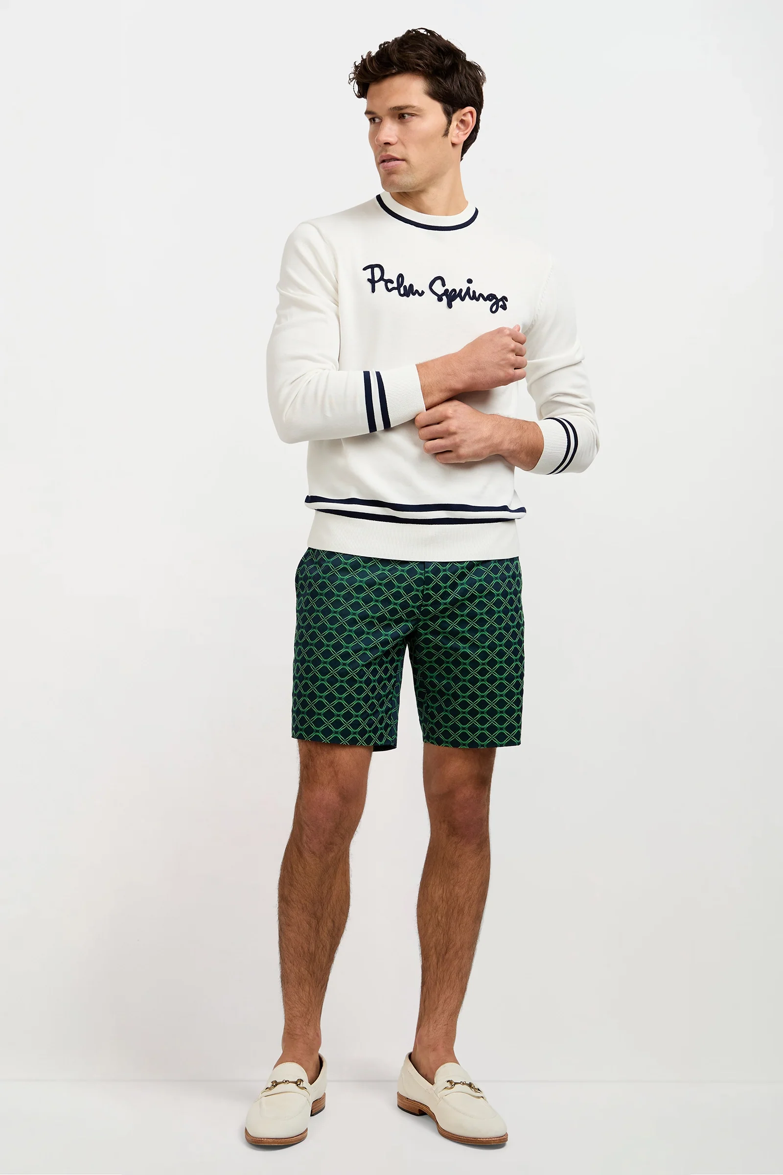 Lawrence Short - Clover Geo Jacquard
