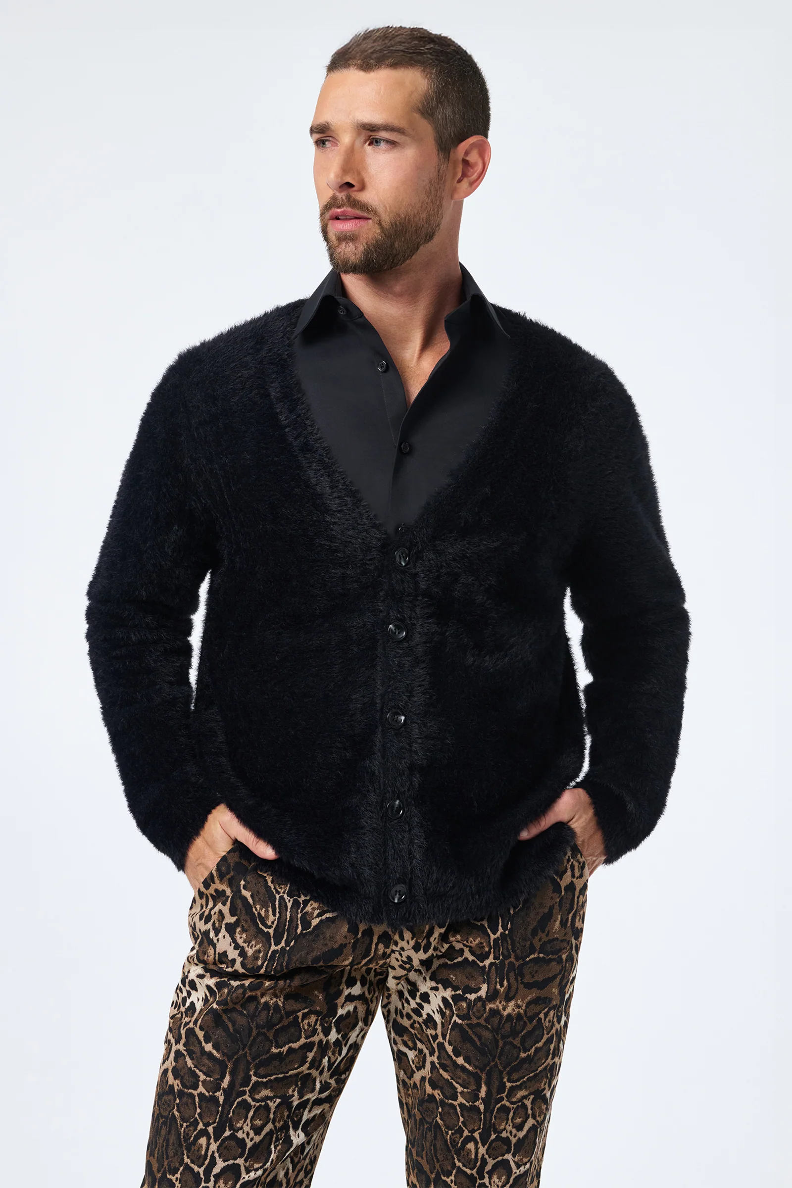 Scott Fuzzy Cardigan
