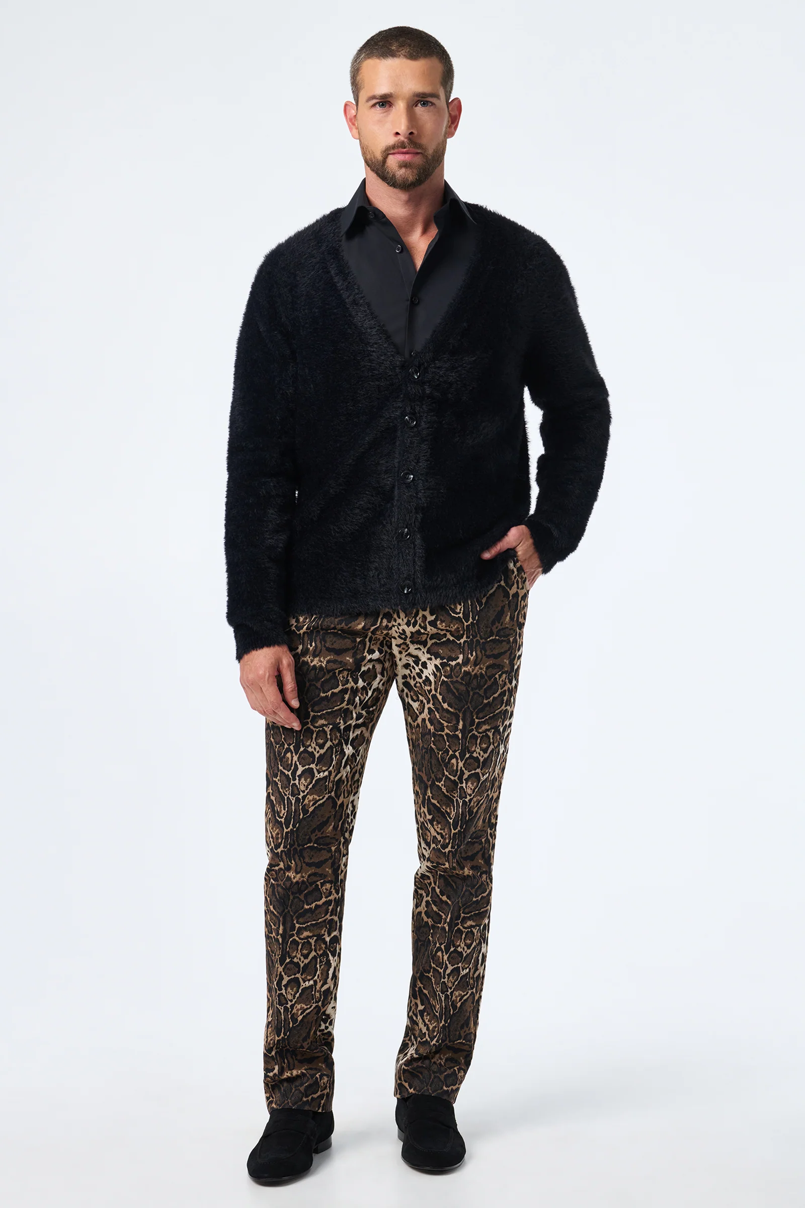 Scott Fuzzy Cardigan - Image 2