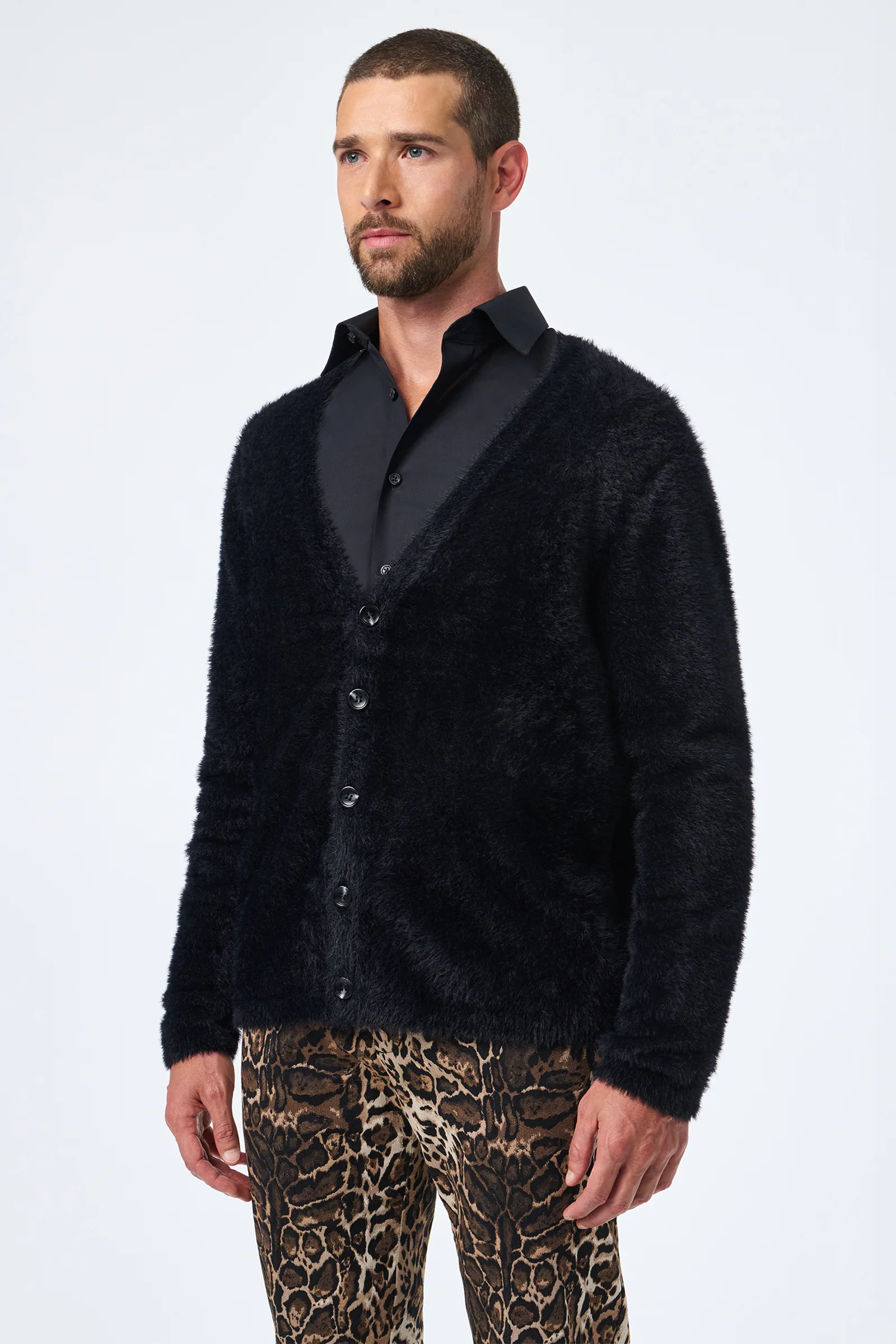 Scott Fuzzy Cardigan - Image 3