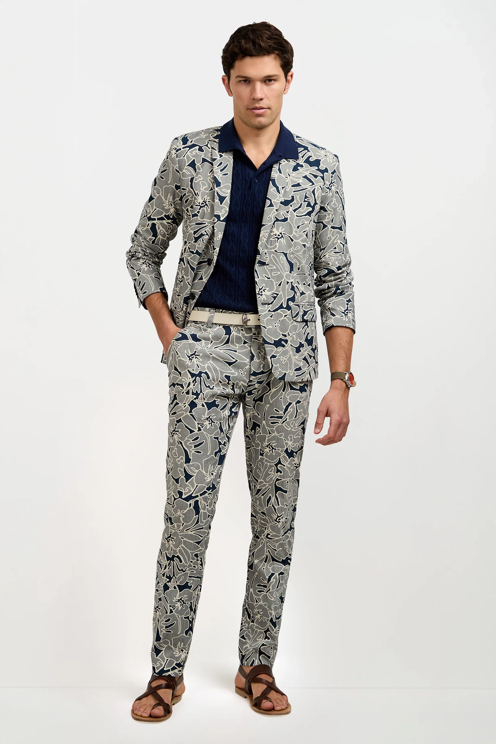 Thurston Blazer - Artsy Floral Jacquard