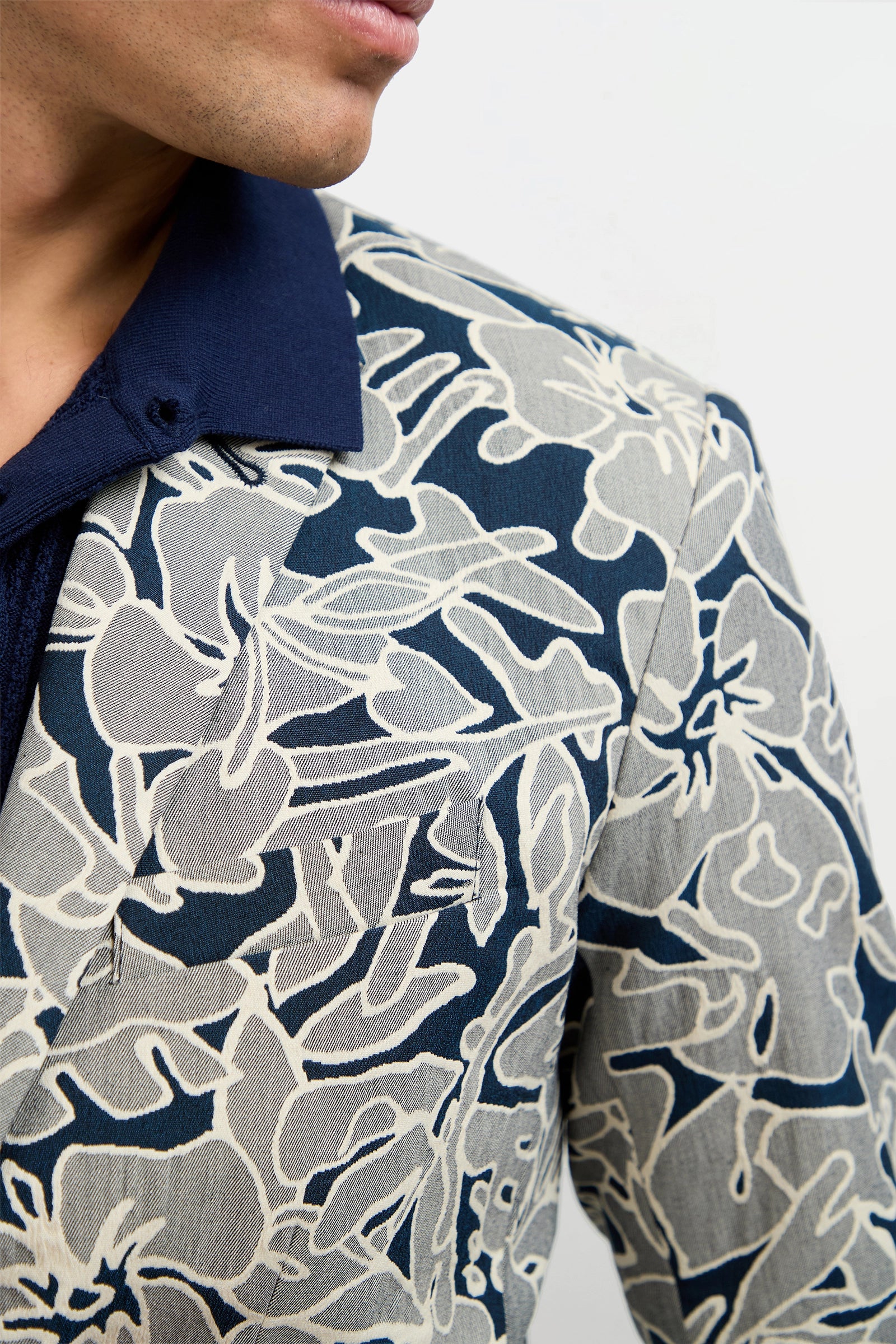 Thurston Blazer - Artsy Floral Jacquard - Image 4