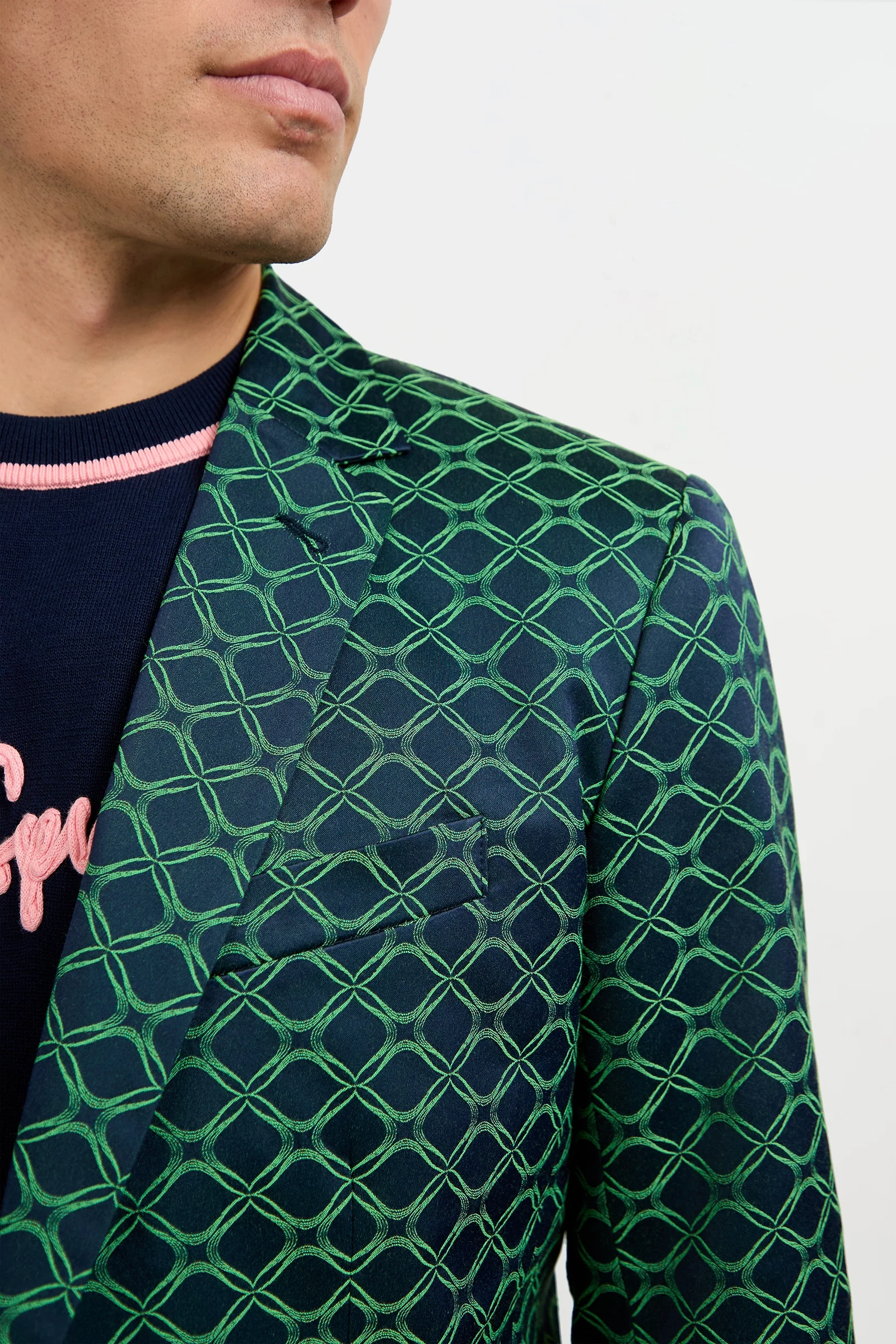 Thurston Blazer - Clover Geo Jacquard - Image 5