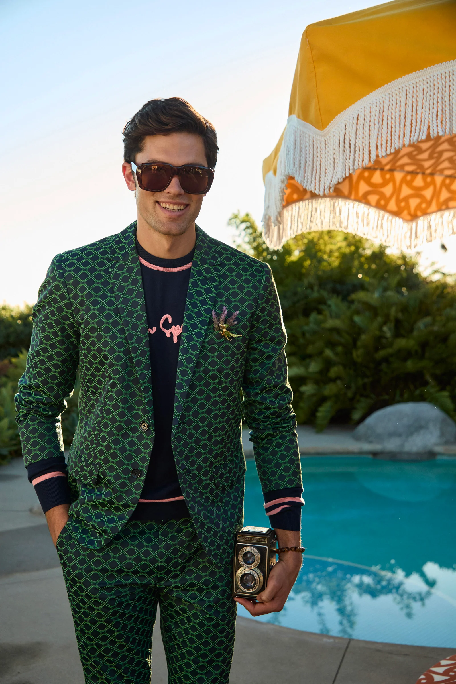 Thurston Blazer - Clover Geo Jacquard - Image 6