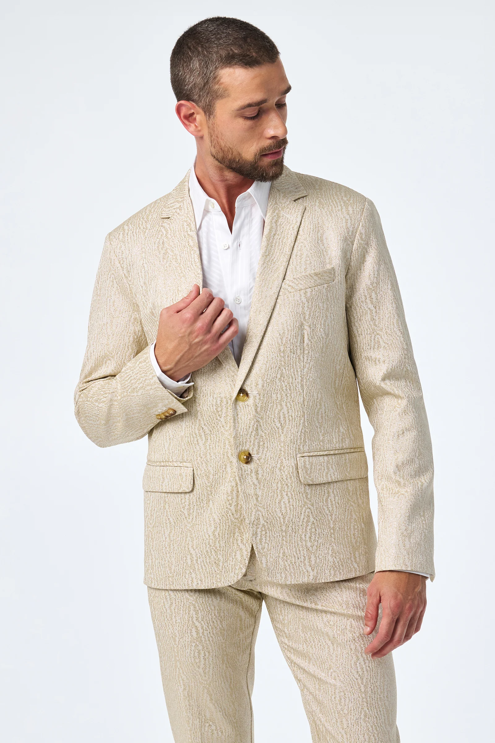 Thurston Blazer - Gold Moire