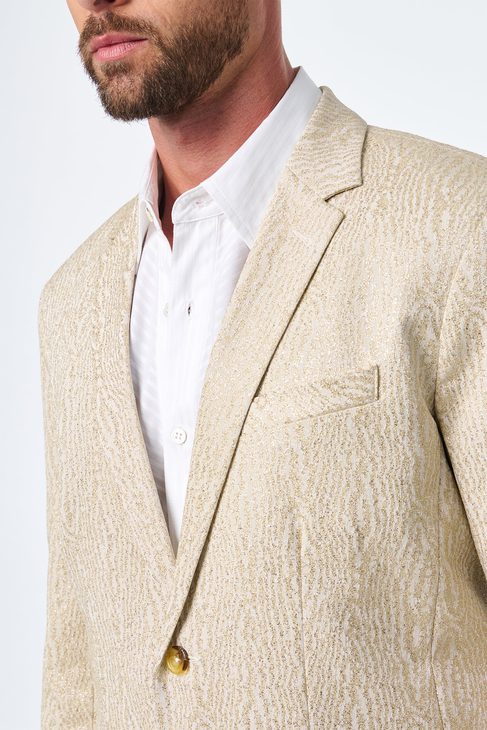 Thurston Blazer - Gold Moire - Image 5