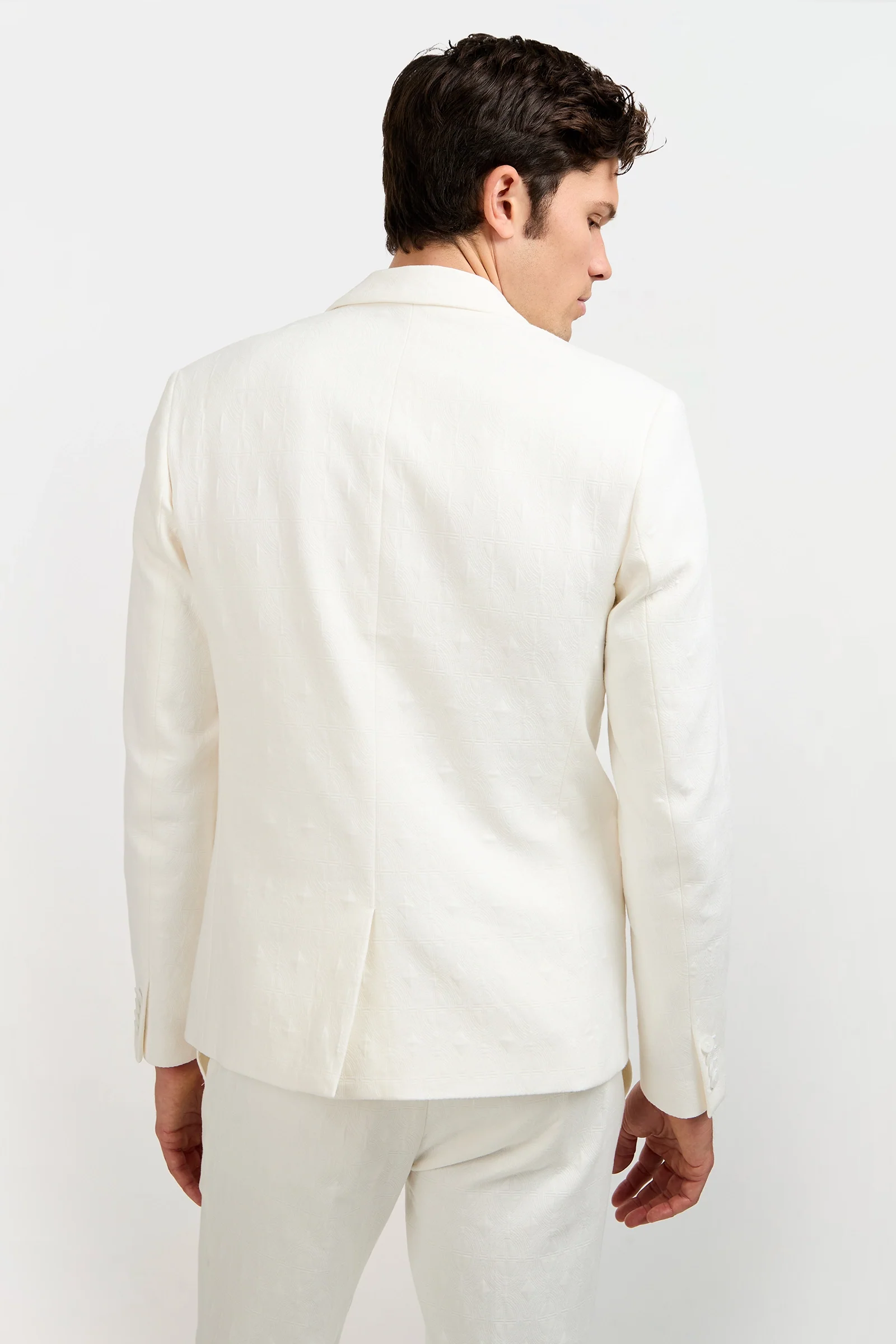 Thurston Blazer - Tegola Textured Jacquard - Image 3
