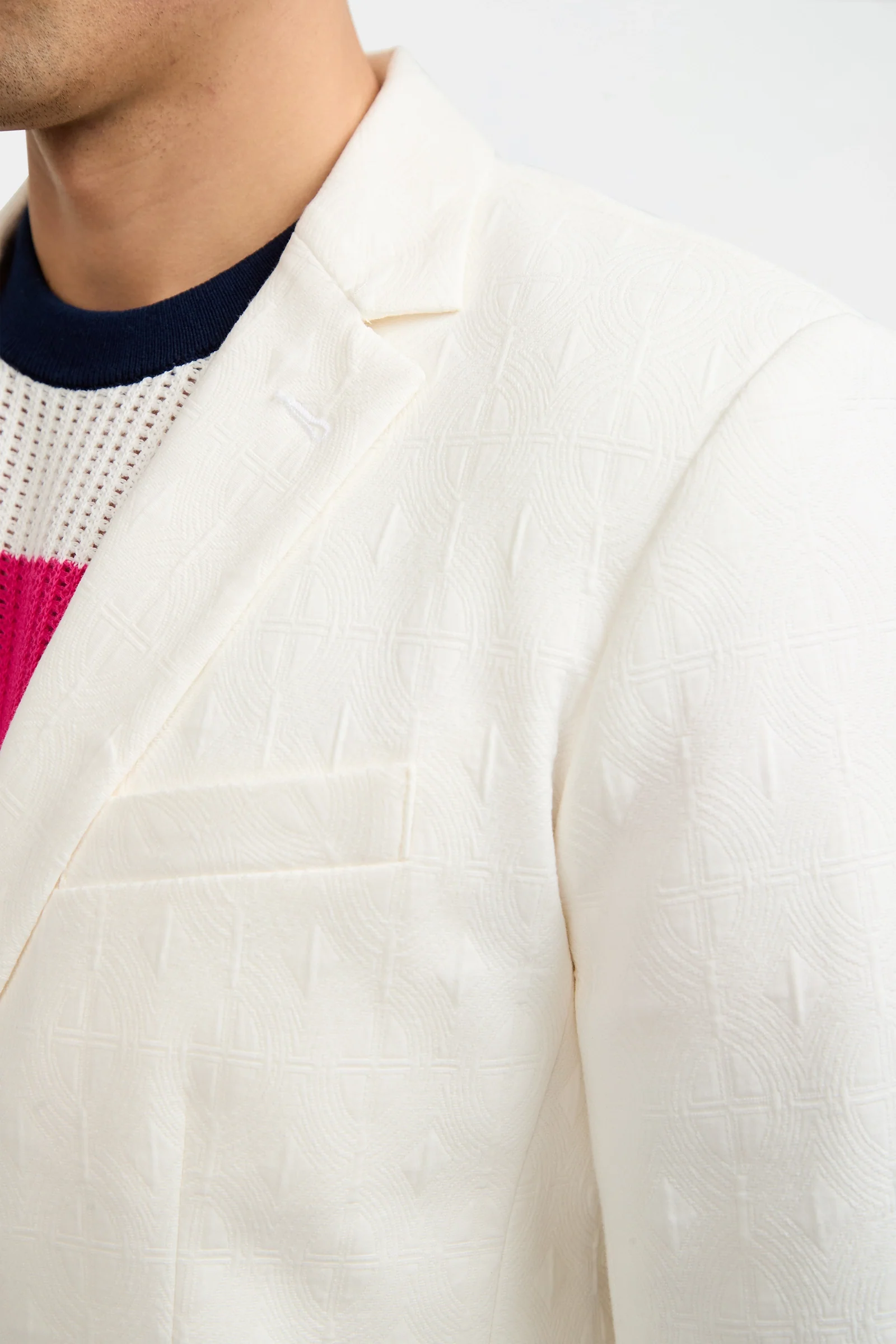 Thurston Blazer - Tegola Textured Jacquard - Image 4