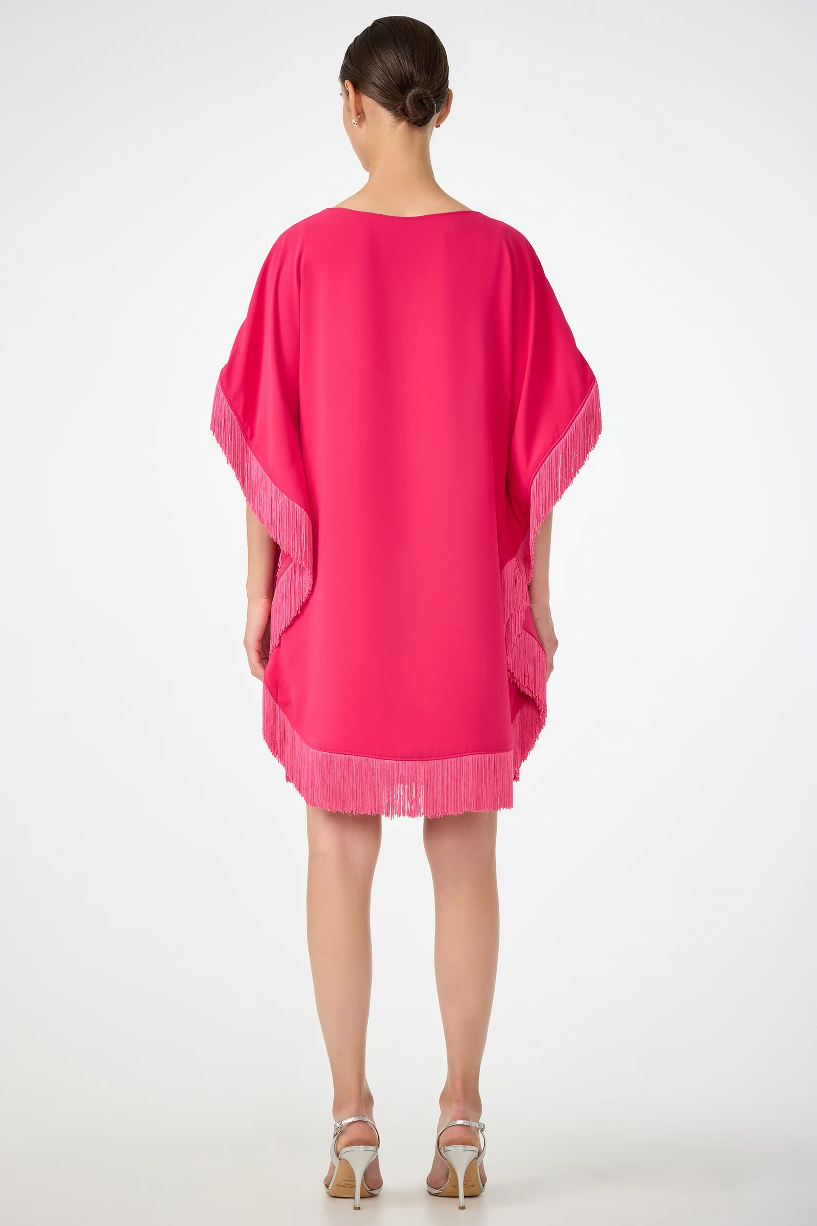Mini Neena Fringe Caftan Dress - Image 4