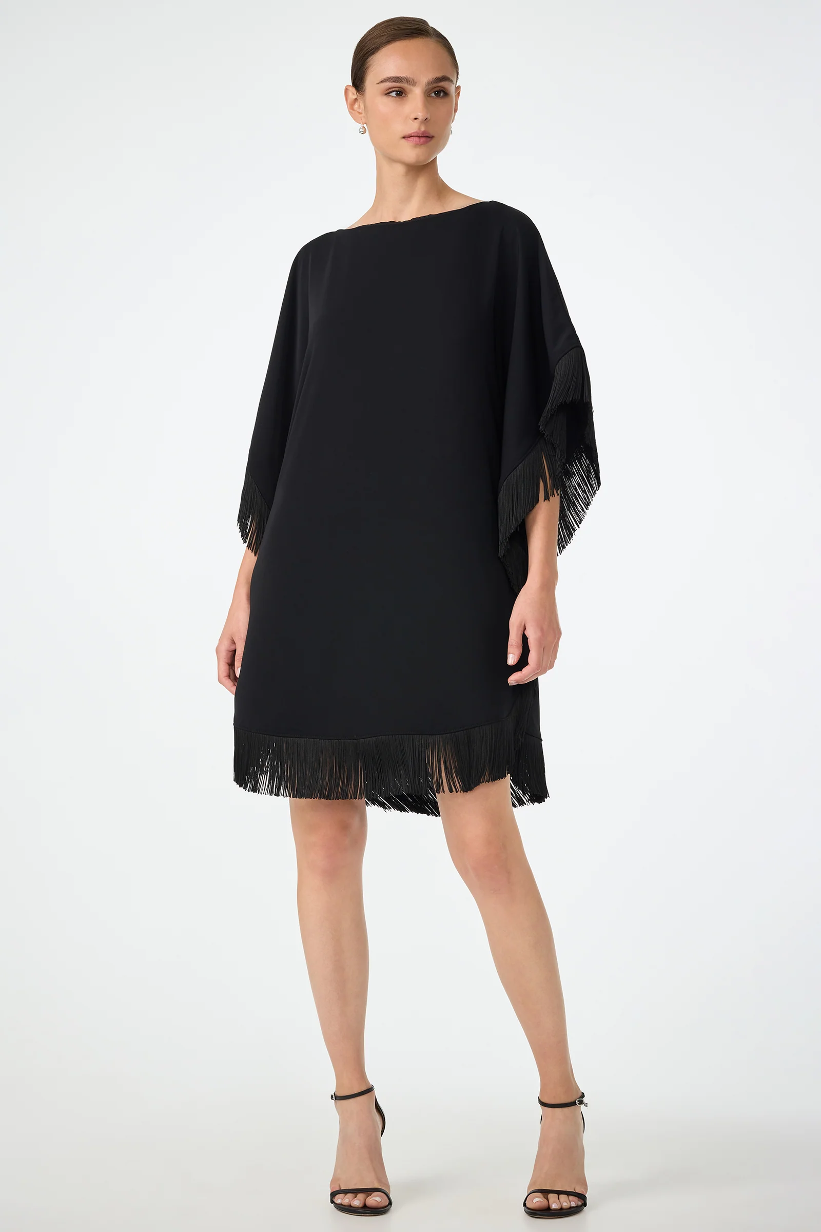 Mini Neena Fringe Caftan Dress - Image 6
