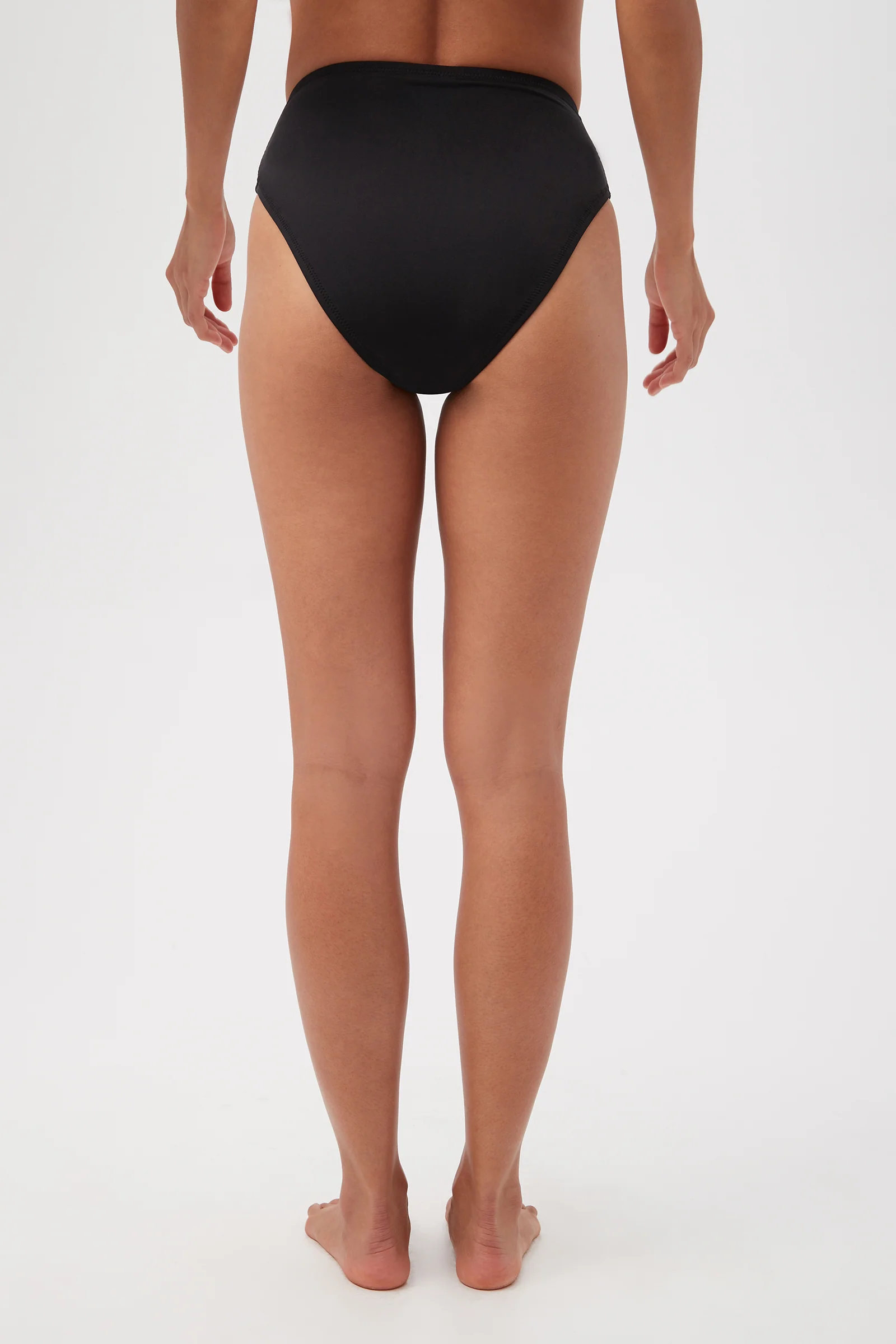 Monaco Pleated High-Waist Bikini Bottom - Image 15