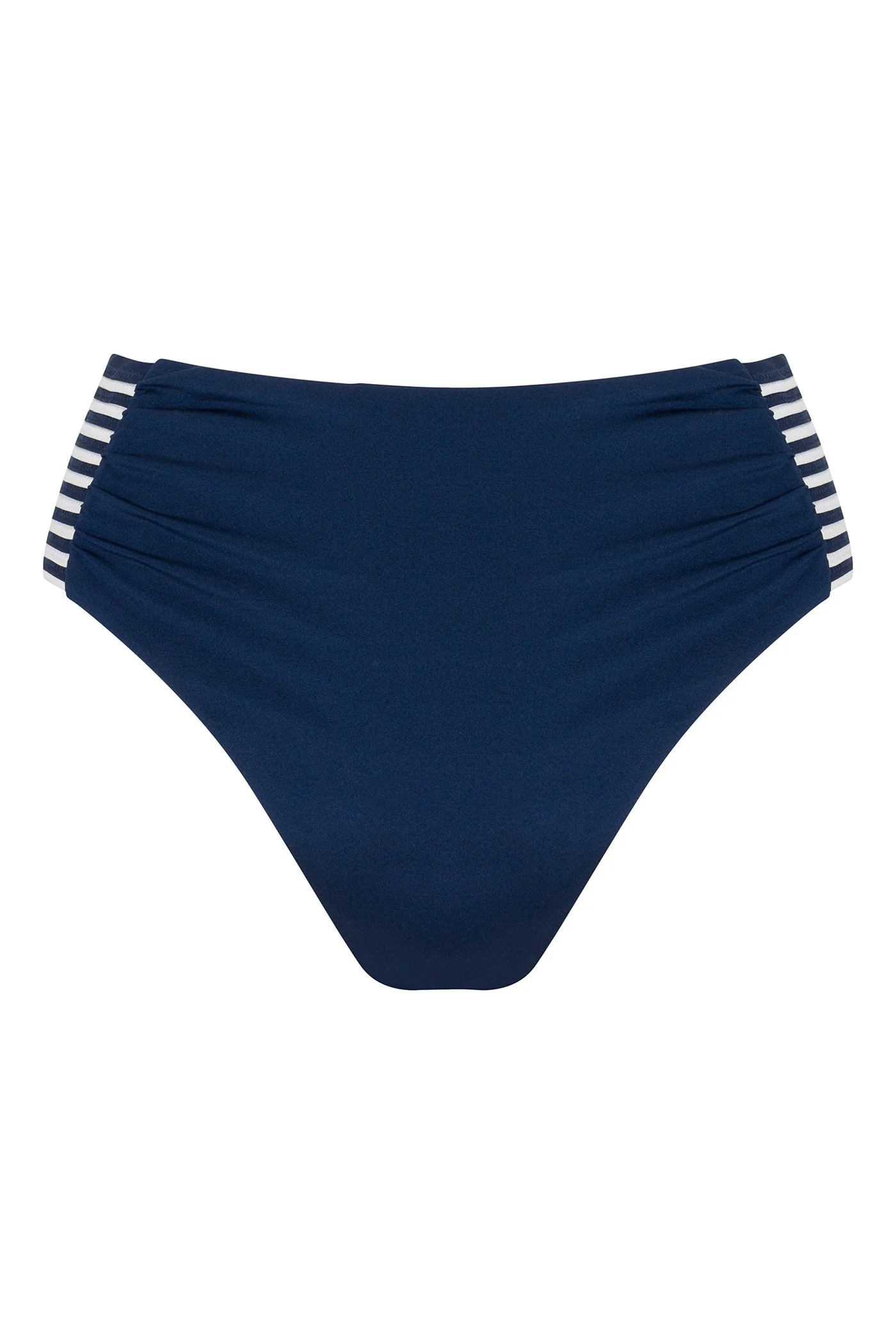 Monaco Pleated High-Waist Bikini Bottom - Image 16