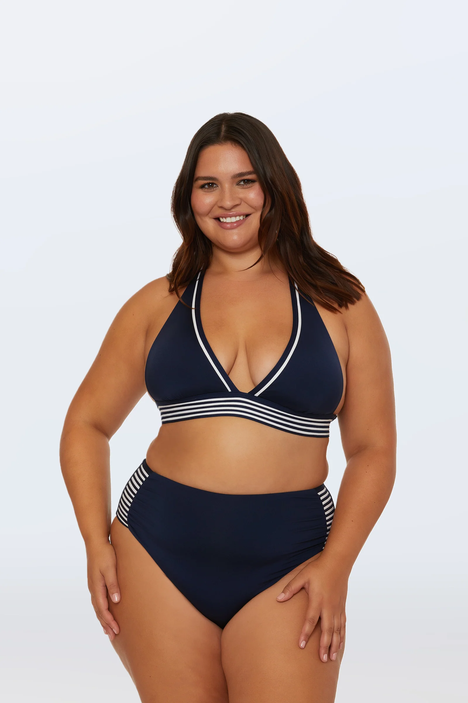 Monaco Pleated High-Waist Bikini Bottom - Image 4