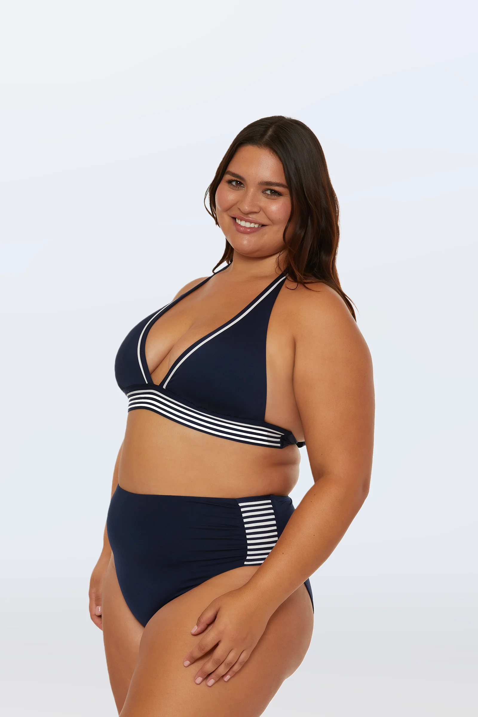 Monaco Pleated High-Waist Bikini Bottom - Image 5