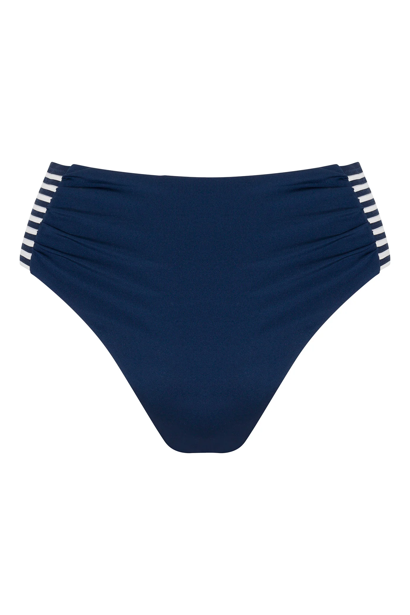 Monaco Pleated High-Waist Bikini Bottom - Image 6