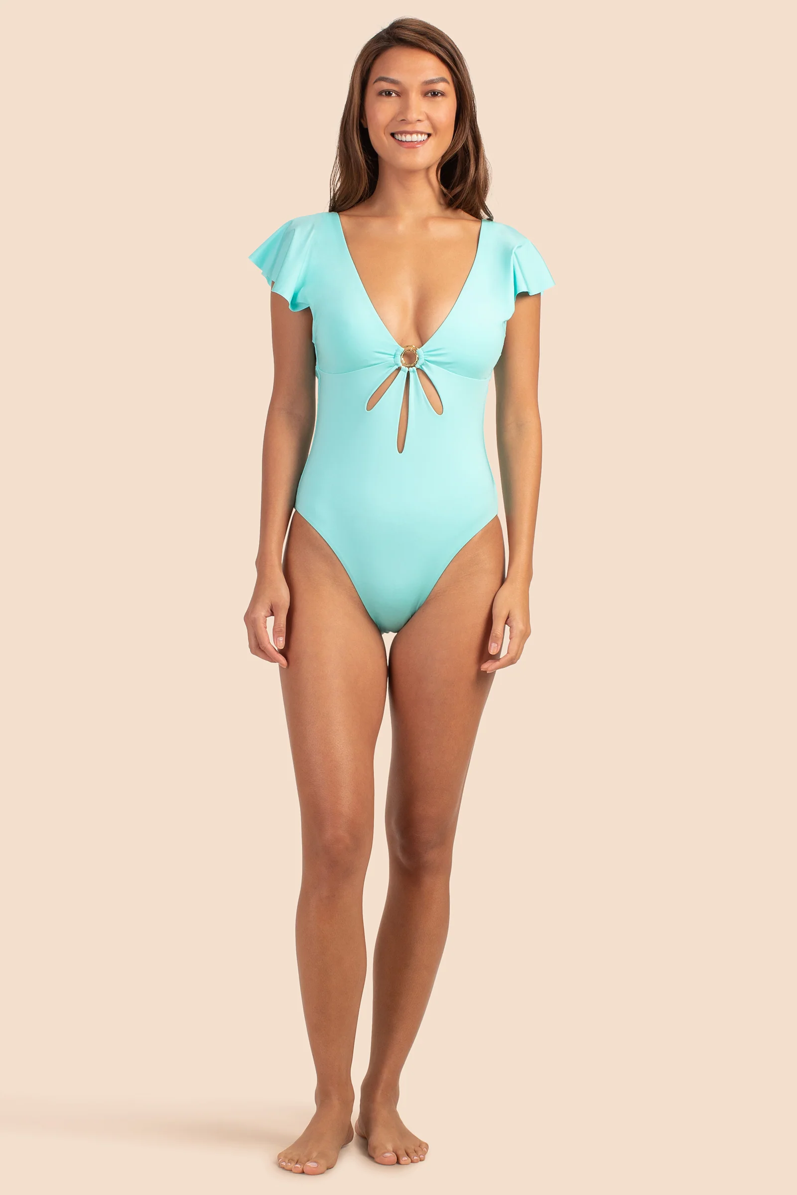 Monaco Solids Flutter Maillot - Image 3