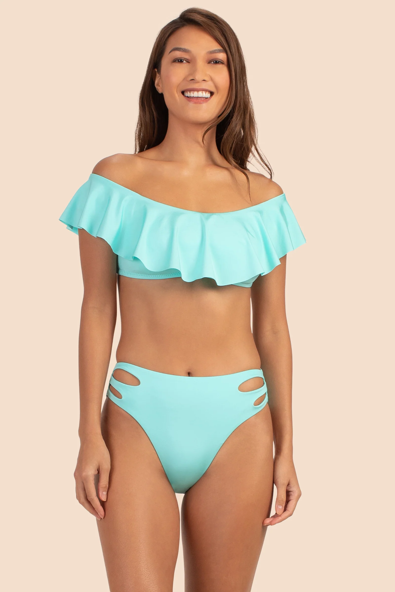 Monaco Solids Off The Shoulder Bandeau
