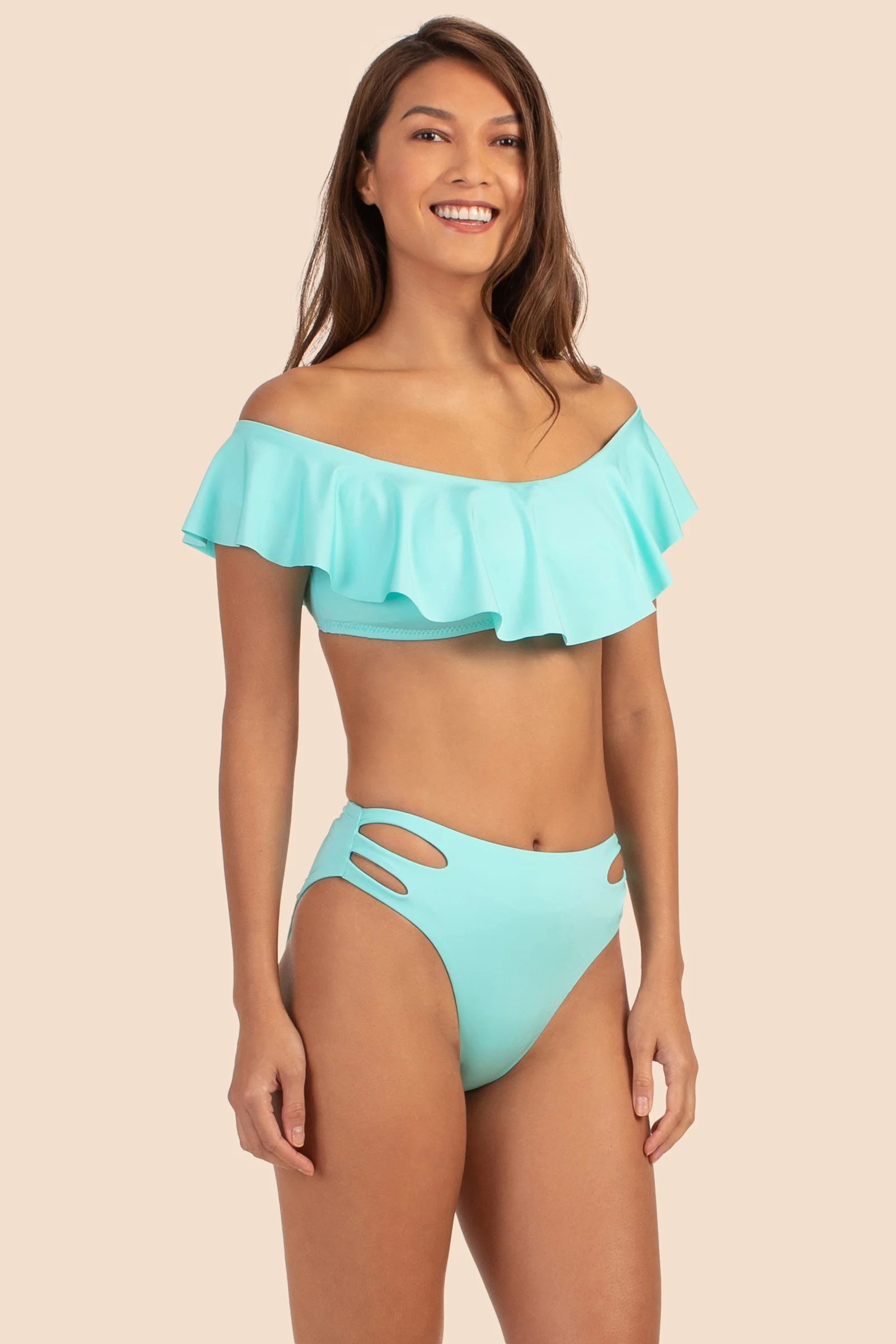 Monaco Solids Off The Shoulder Bandeau - Image 4