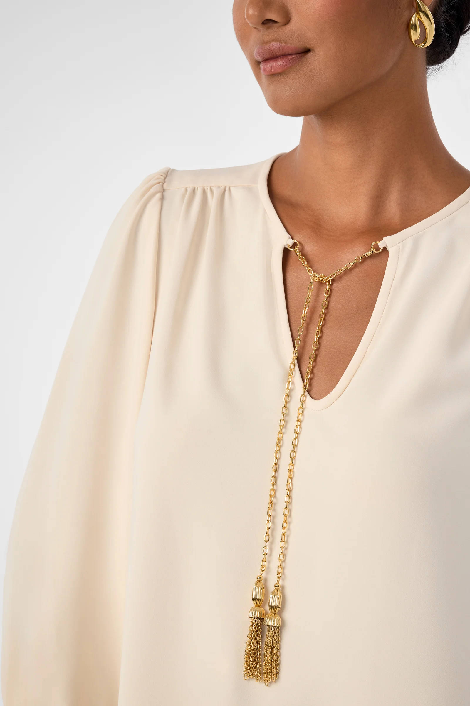 Morabi Split-Neck Top - Image 11