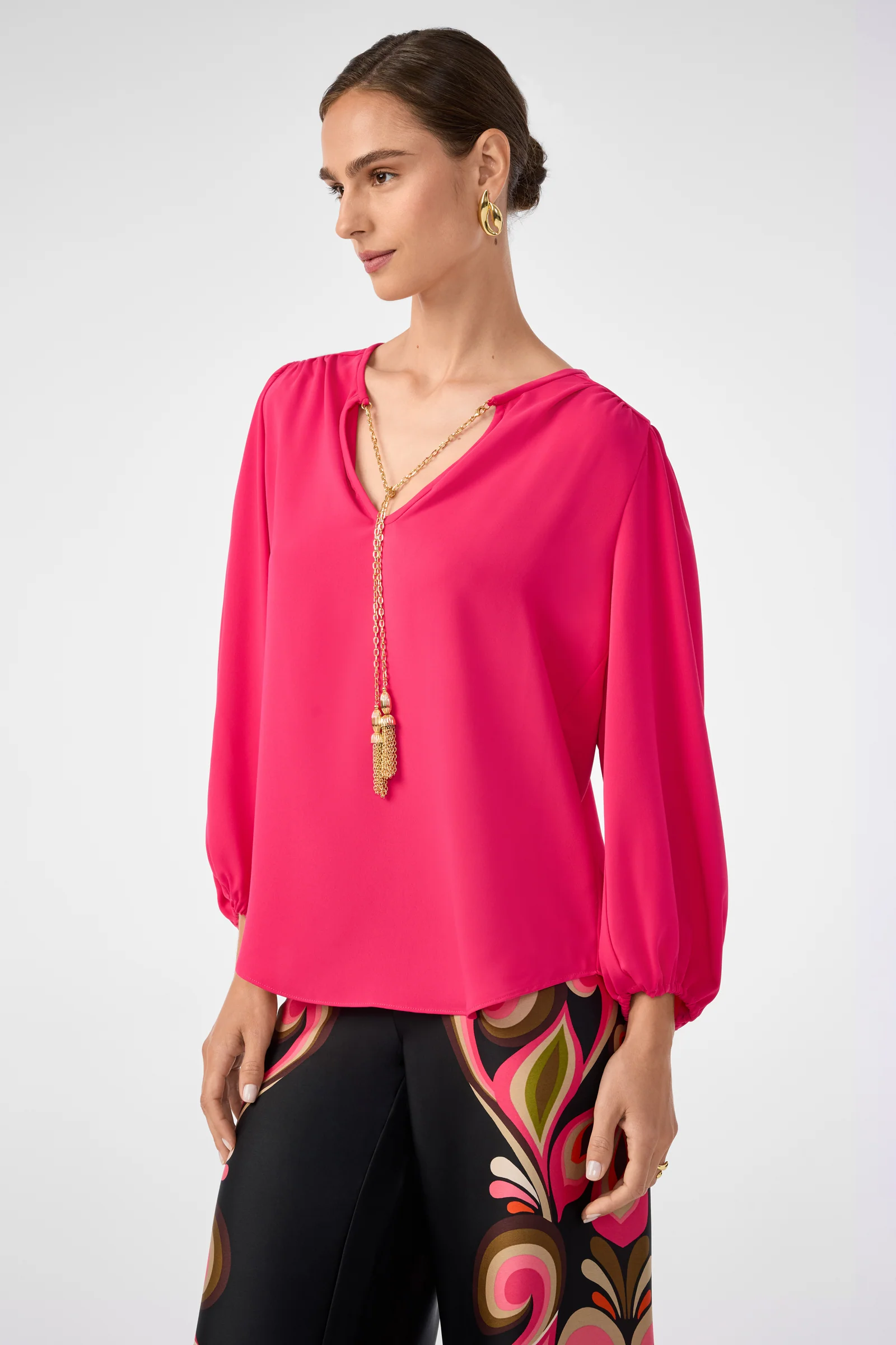 Morabi Split-Neck Top - Image 3