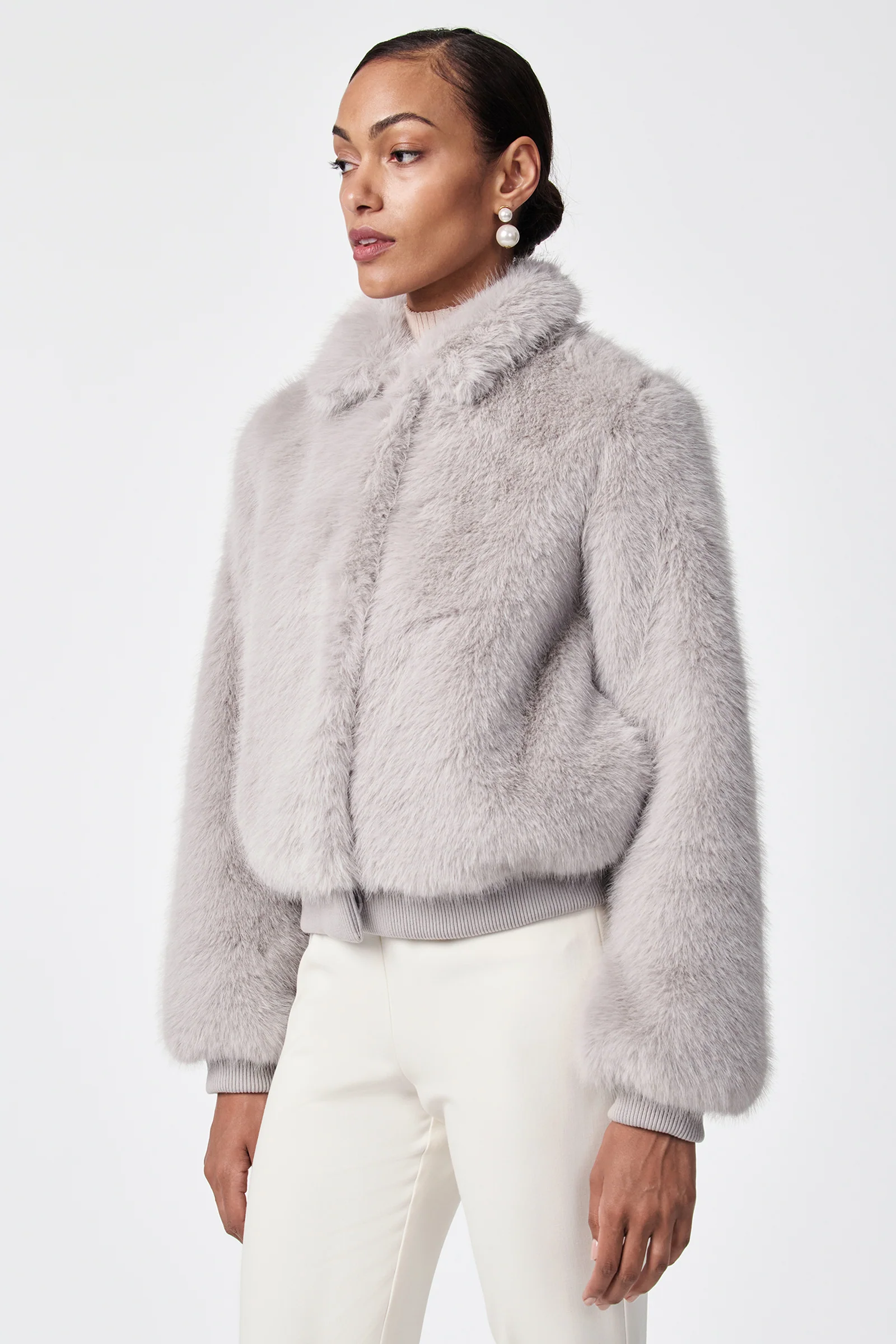Morris Short Faux Fur Coat - Image 3