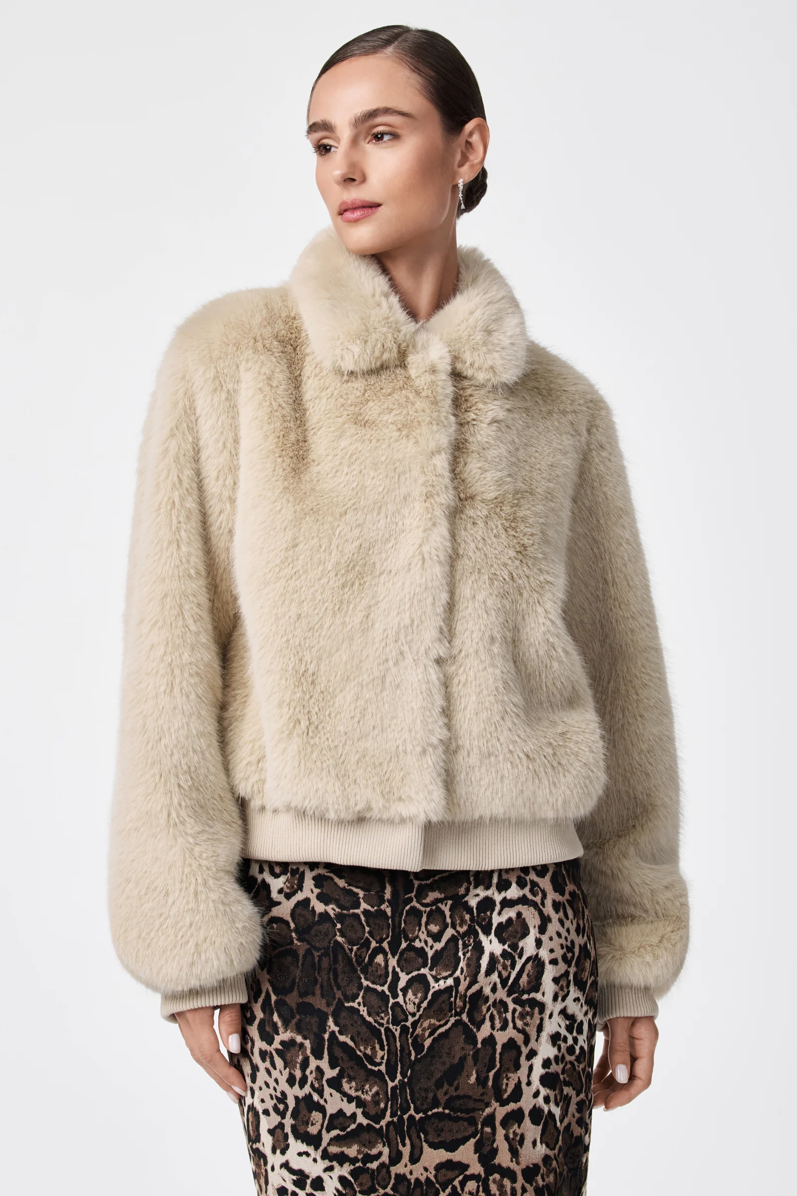 Morris Short Faux Fur Coat - Image 6