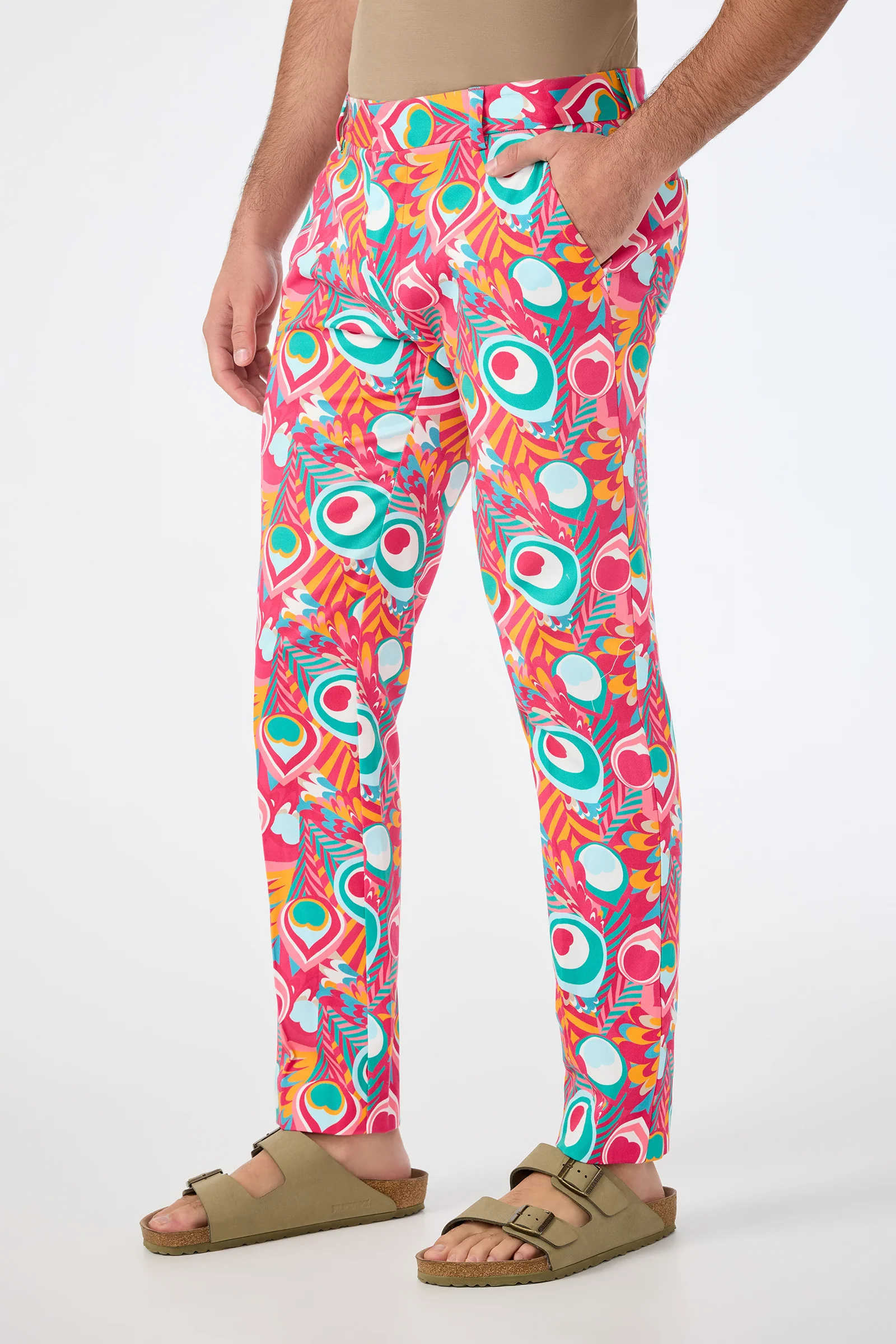 Clyde Slim Trouser - Dramont Herringbone - Image 3