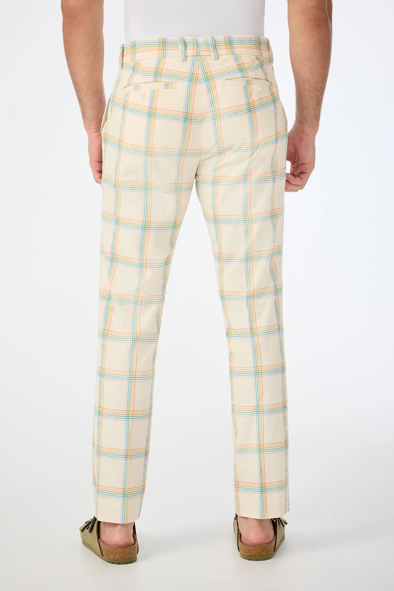 Clyde Slim Trouser - Pride Plaid - Image 4
