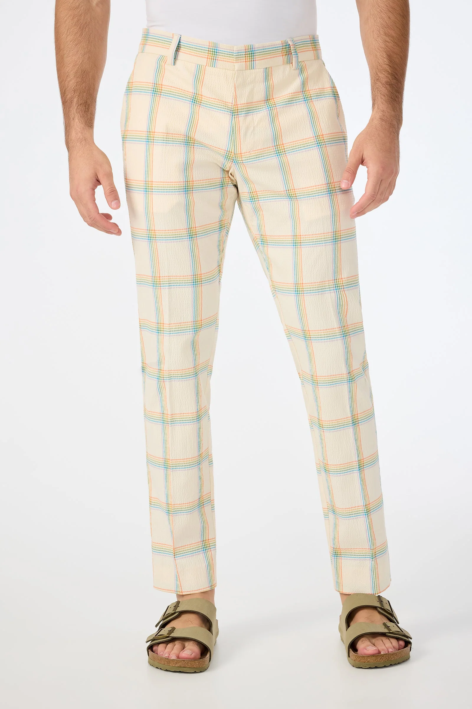 Clyde Slim Trouser - Pride Plaid - Image 5