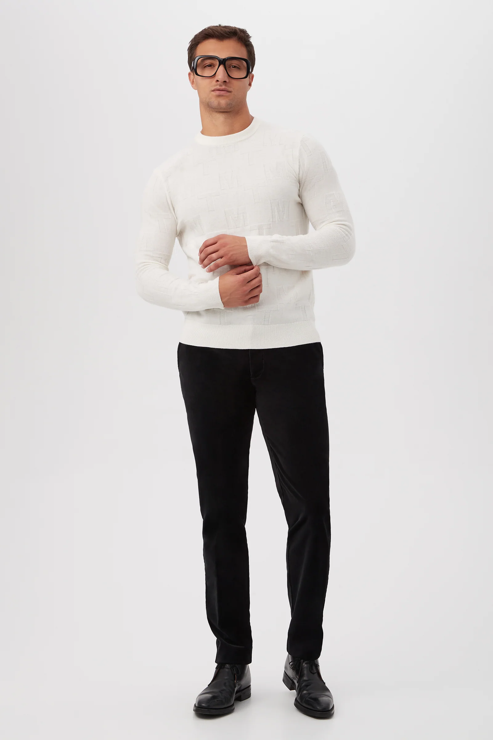 Mr Turk Crewneck Sweater - Merino Wool - Image 2