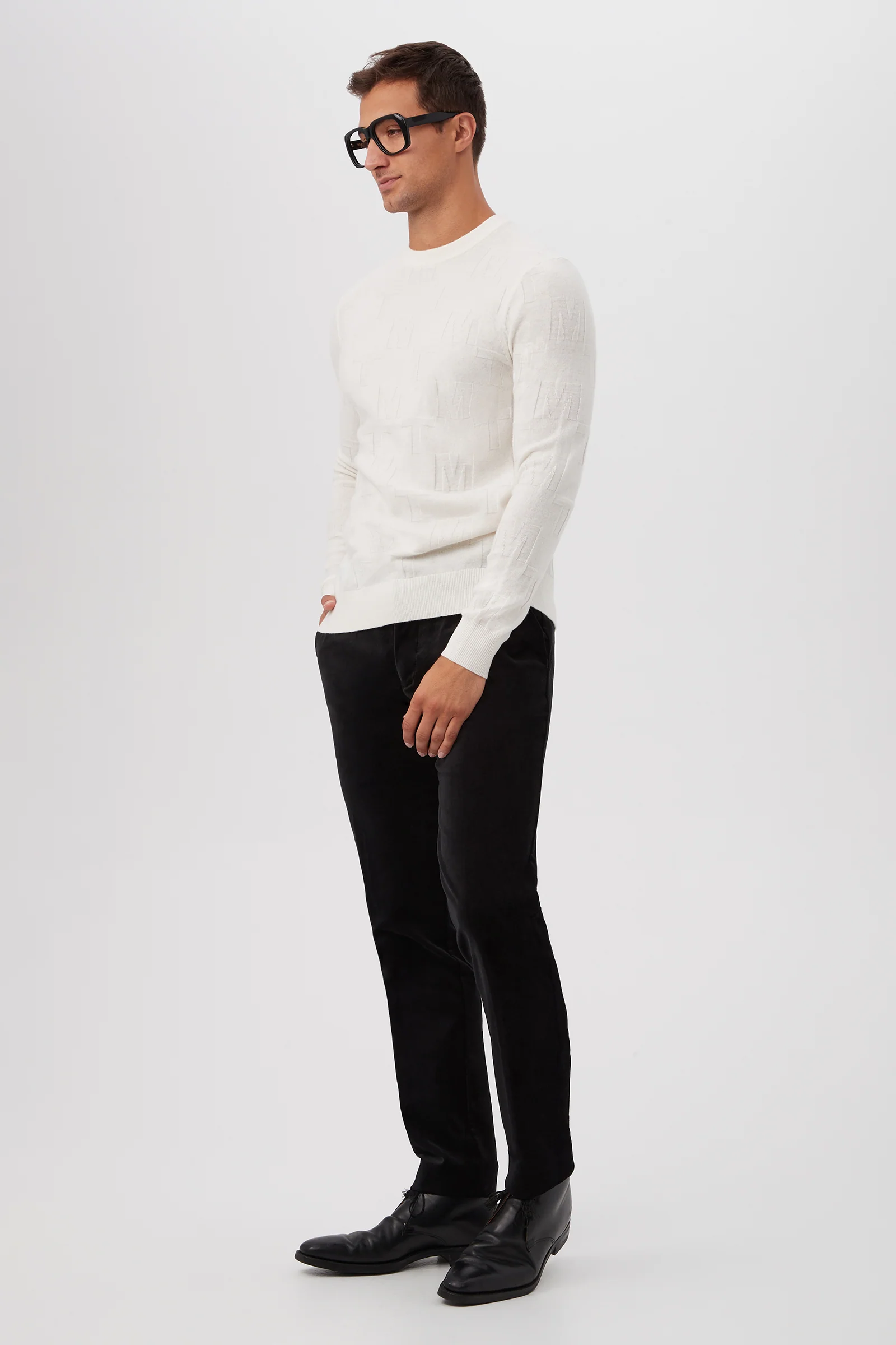 Mr Turk Crewneck Sweater - Merino Wool - Image 3