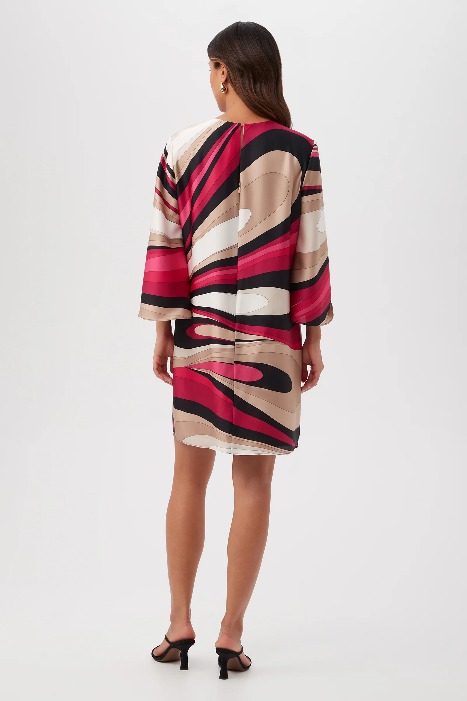 Nallia Dress - Wynwood Waves Satin Georgette - Image 3