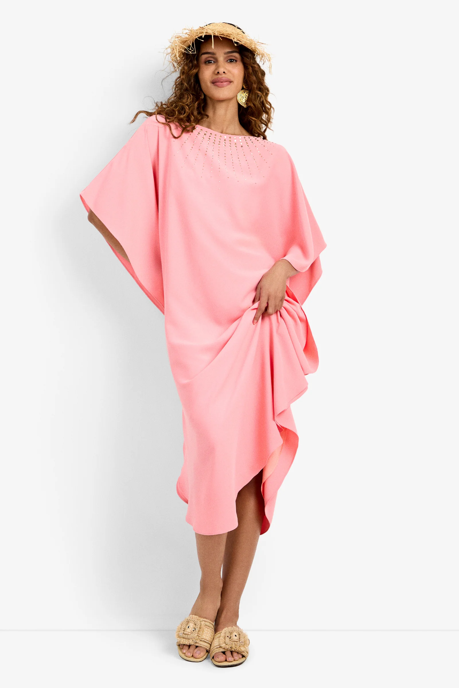 Neena Rhinestone Caftan Dress - Image 10